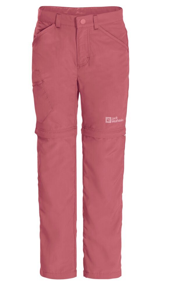 Jack Wolfskin Safari Zip Off Pants Kids Zip-Off-broek kinderen 164 soft pink soft pink