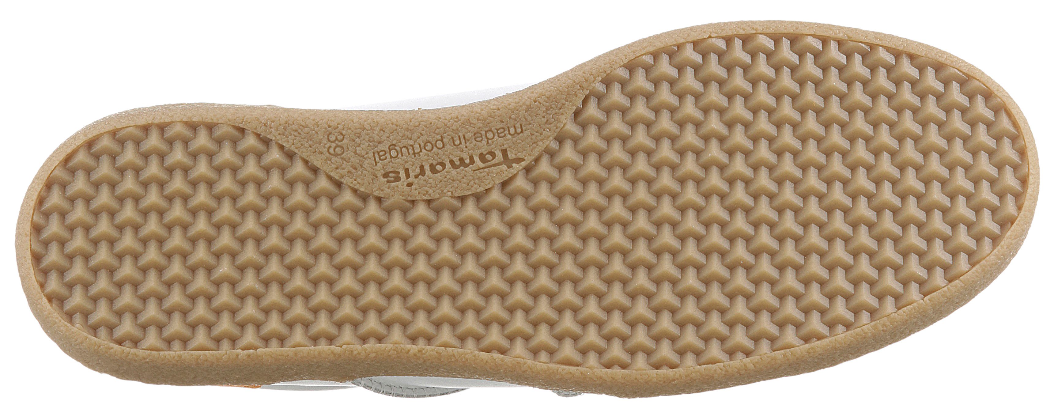 Tamaris Sneakers veterschoen, lage schoen, vrijetijdsschoen, opvallende contrastaccenten