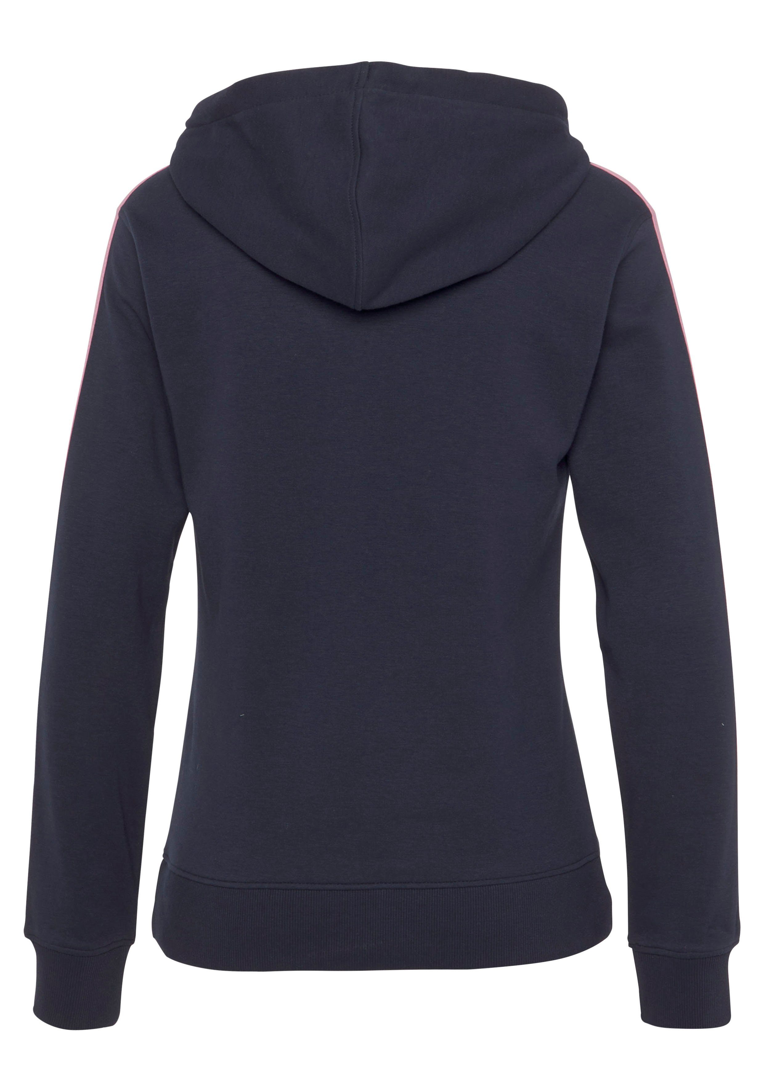 Vivance Hoodie met contrasterende accentueringen, loungeanzug (1-delig)