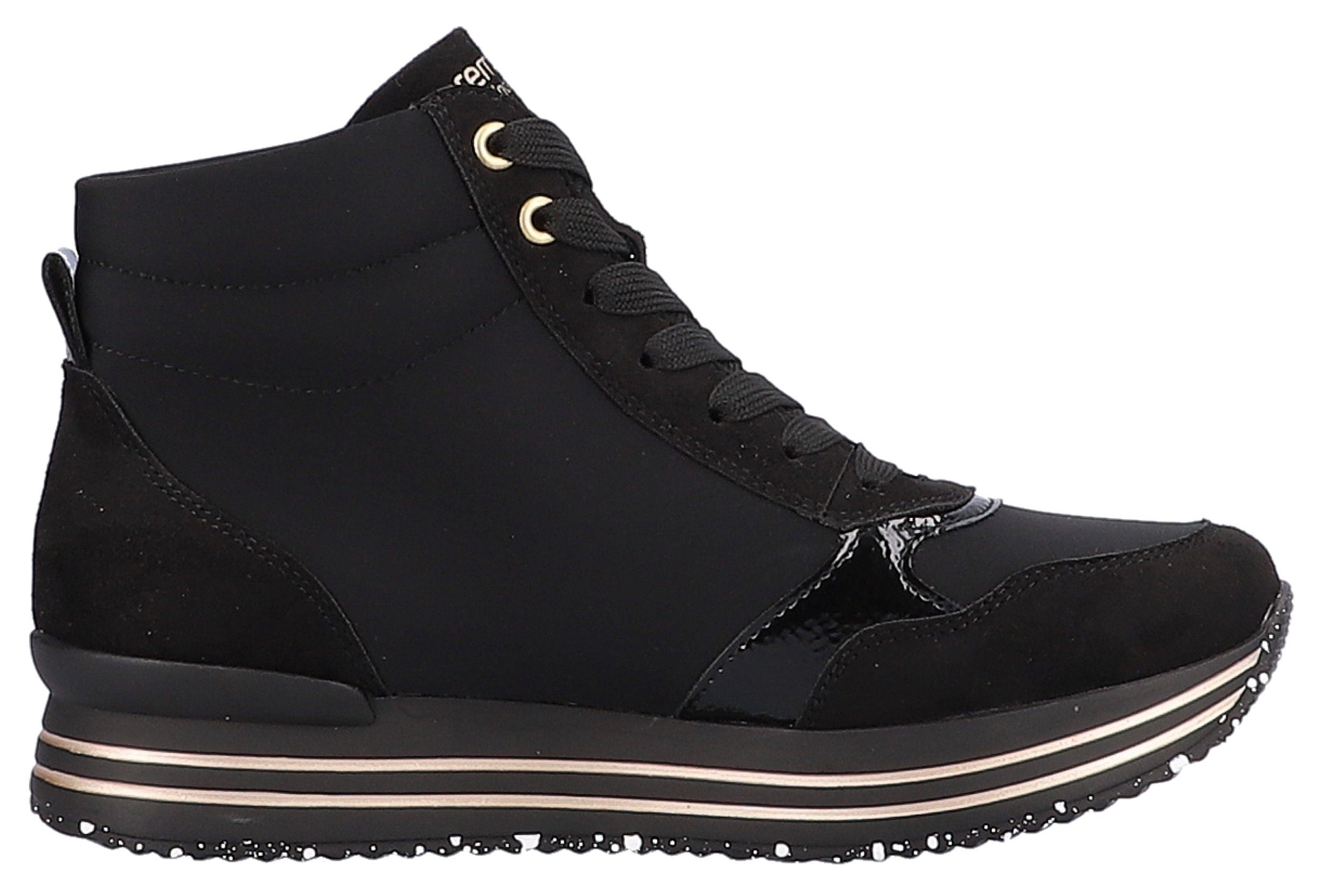 Remonte Sneakers met praktische verwisselbare binnenzool, vrijetijdsschoen, lage schoen, veterschoen