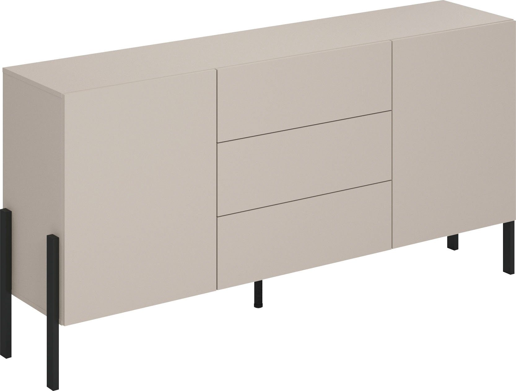 INOSIGN Dressoir Jukon, breedte 150 of 180 cm, moderne grepless commode