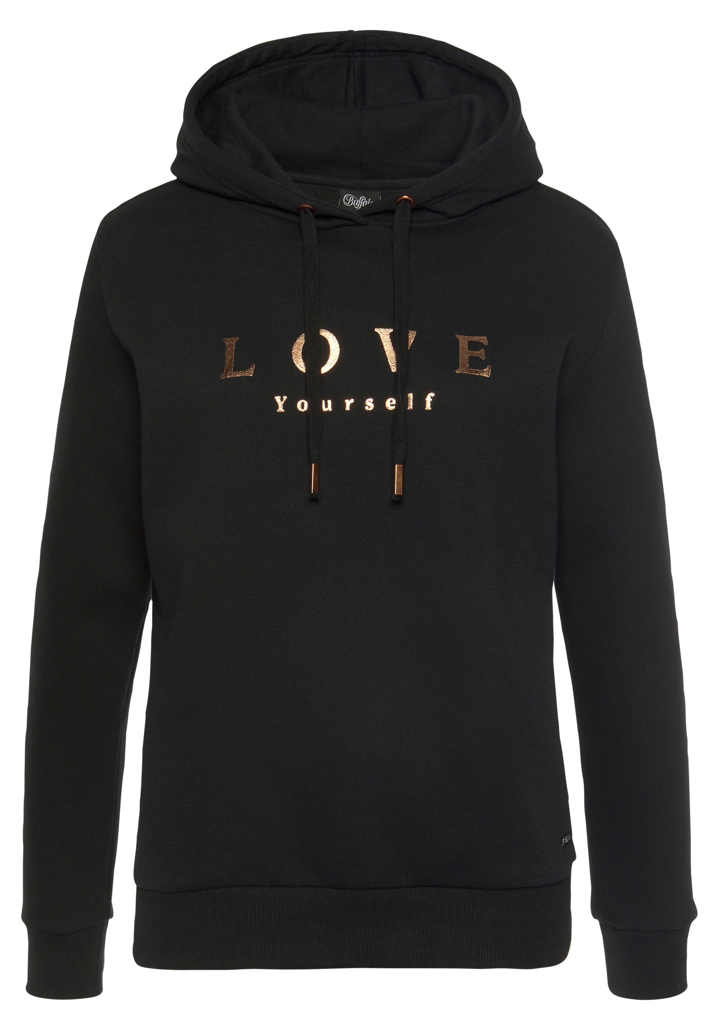 Buffalo Hoodie met overlappende schouders, loungewear, loungepak