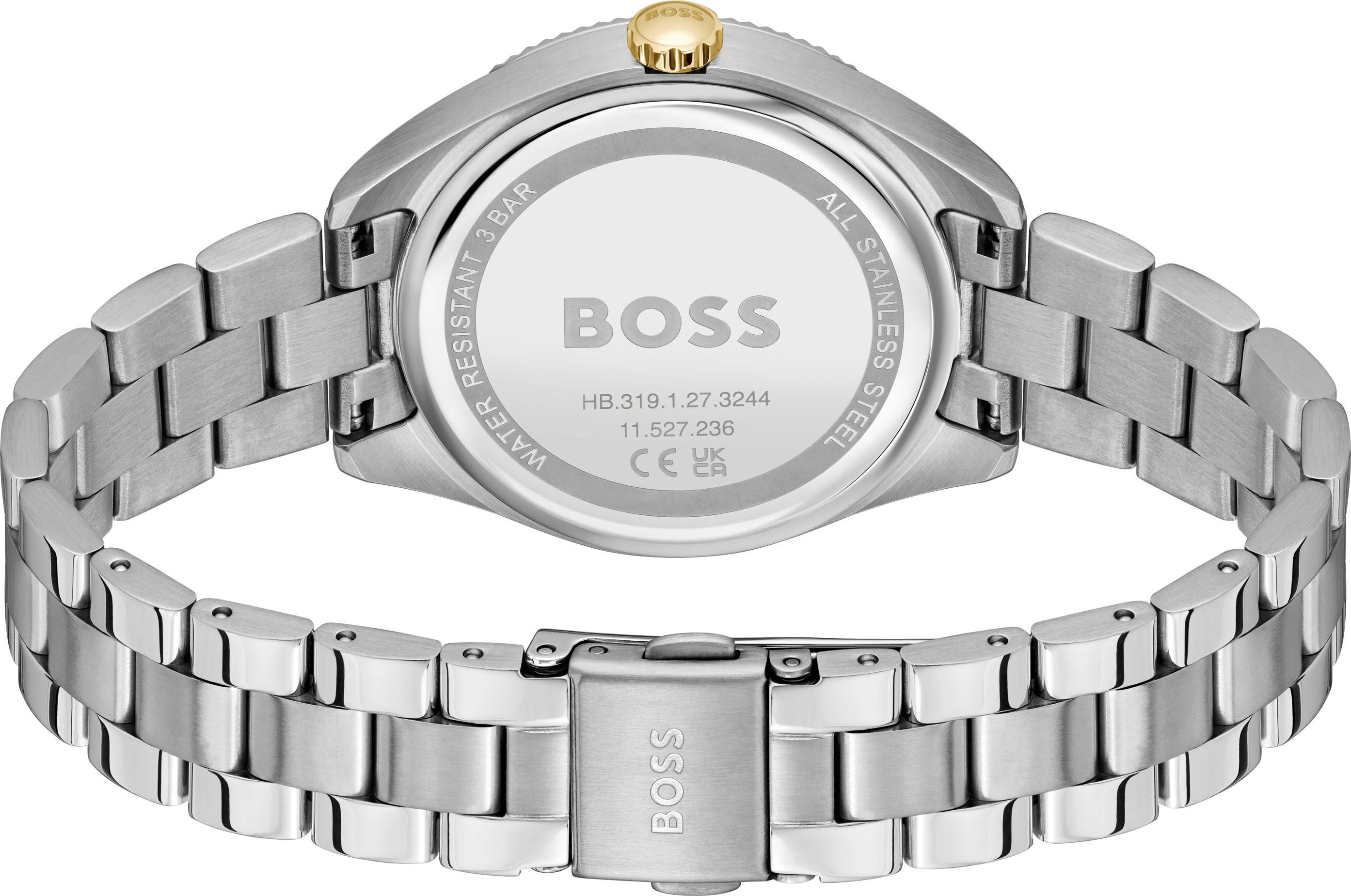 Boss Multifunctioneel horloge SAGE SPORT Quartzhorloge, horloge, damenuur, roestvrijstalen band, analoog