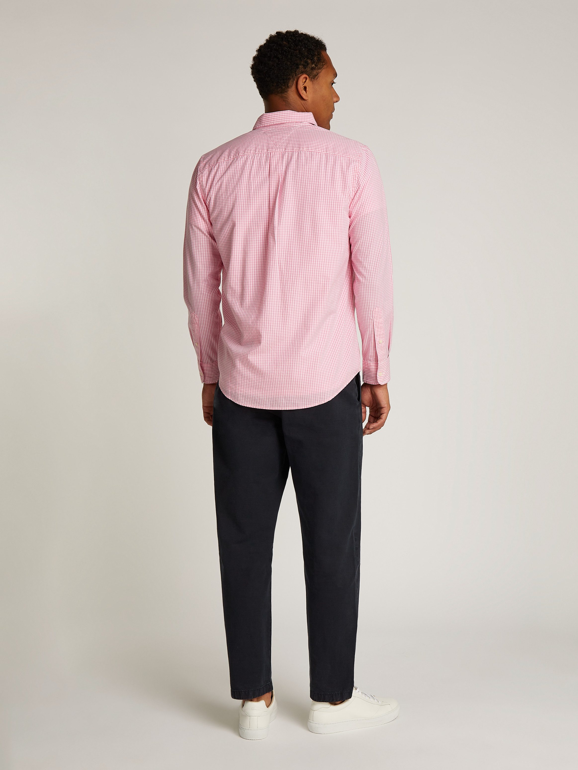Tommy Hilfiger Businessoverhemd FLEX POPLIN GINGHAM RF SHIRT