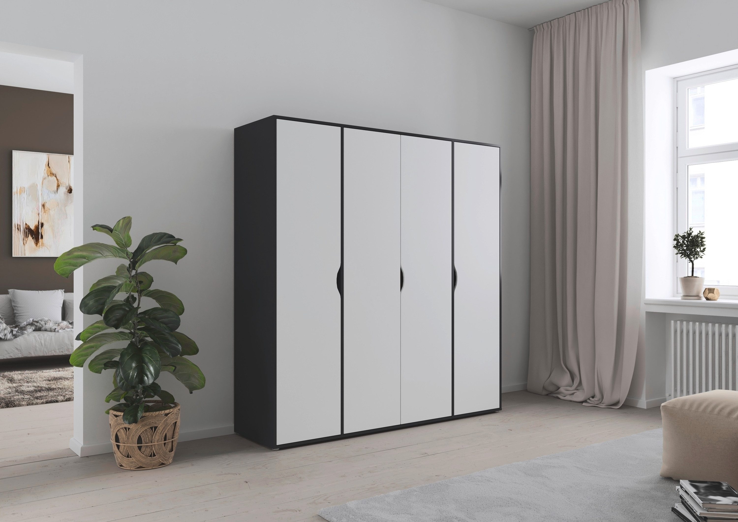 rauch Draaideurkast Kledingkast Kast Garderobe Wasmand NARAI veel Opbergruimte Greefaansluitingen voor een greeploze look TOPSELLER MADE IN GERMANY
