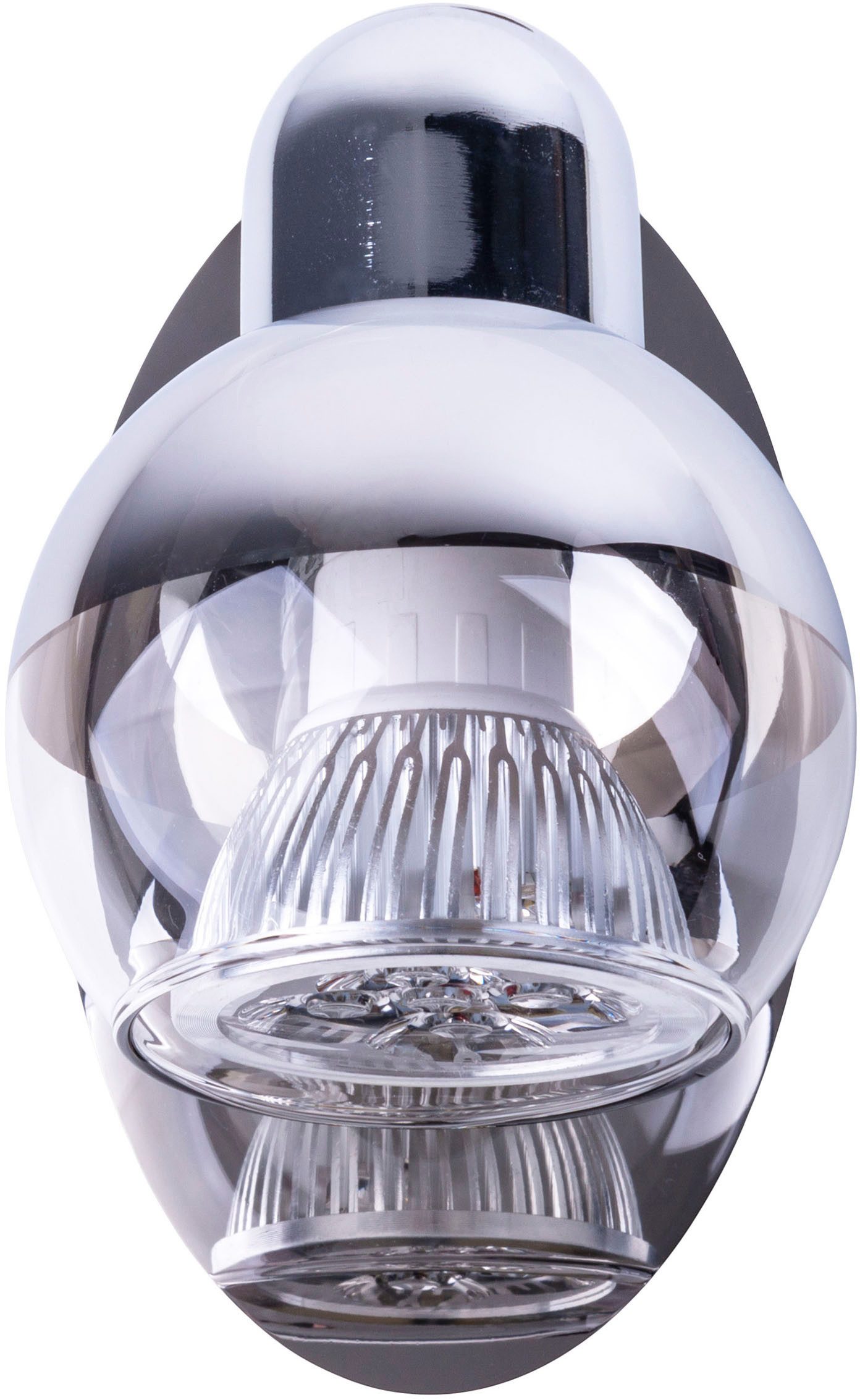 näve Wandlamp Boccia 1-lamps, glas in amber d: 23,5cm, toevoerkabel 150cm zwart, e27 excl. lichtbron (1 stuk)