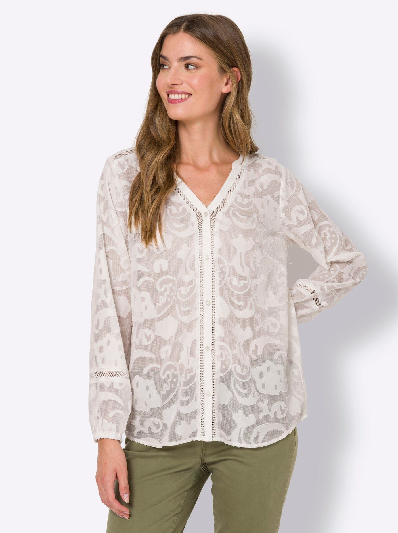 heine Blouse met lange mouwen