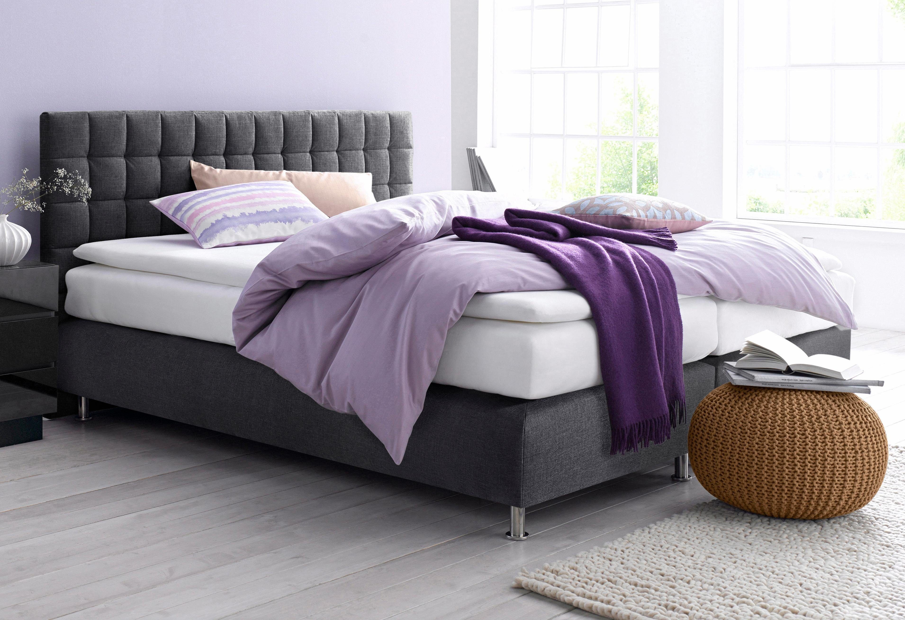 Westfalia Polsterbetten Boxspring boxsprings grijs