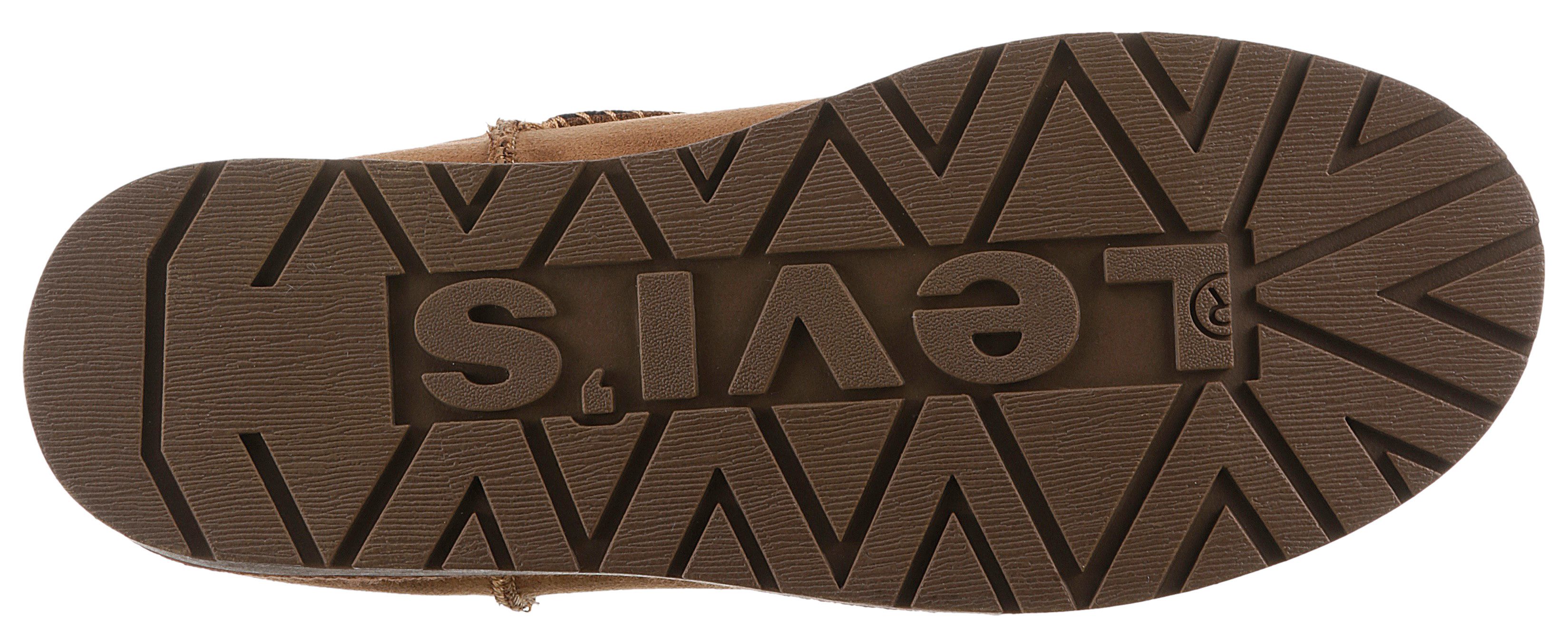 Levi's Kidswear Winterlaarzen LEVIS® NEW WAVE , winterlaarzen, instapschoen met typisch rood label