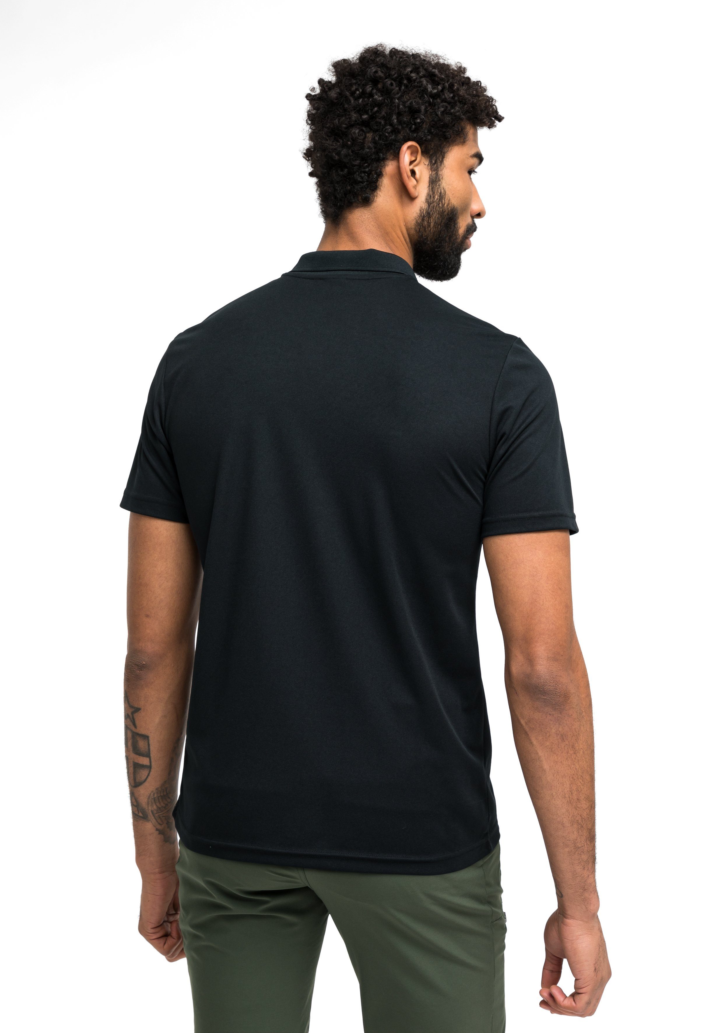 Maier Sports Functioneel shirt Ulrich Heren poloshirt, korte mouw vrijetijdsshirt met overhemdkraag, regular fit