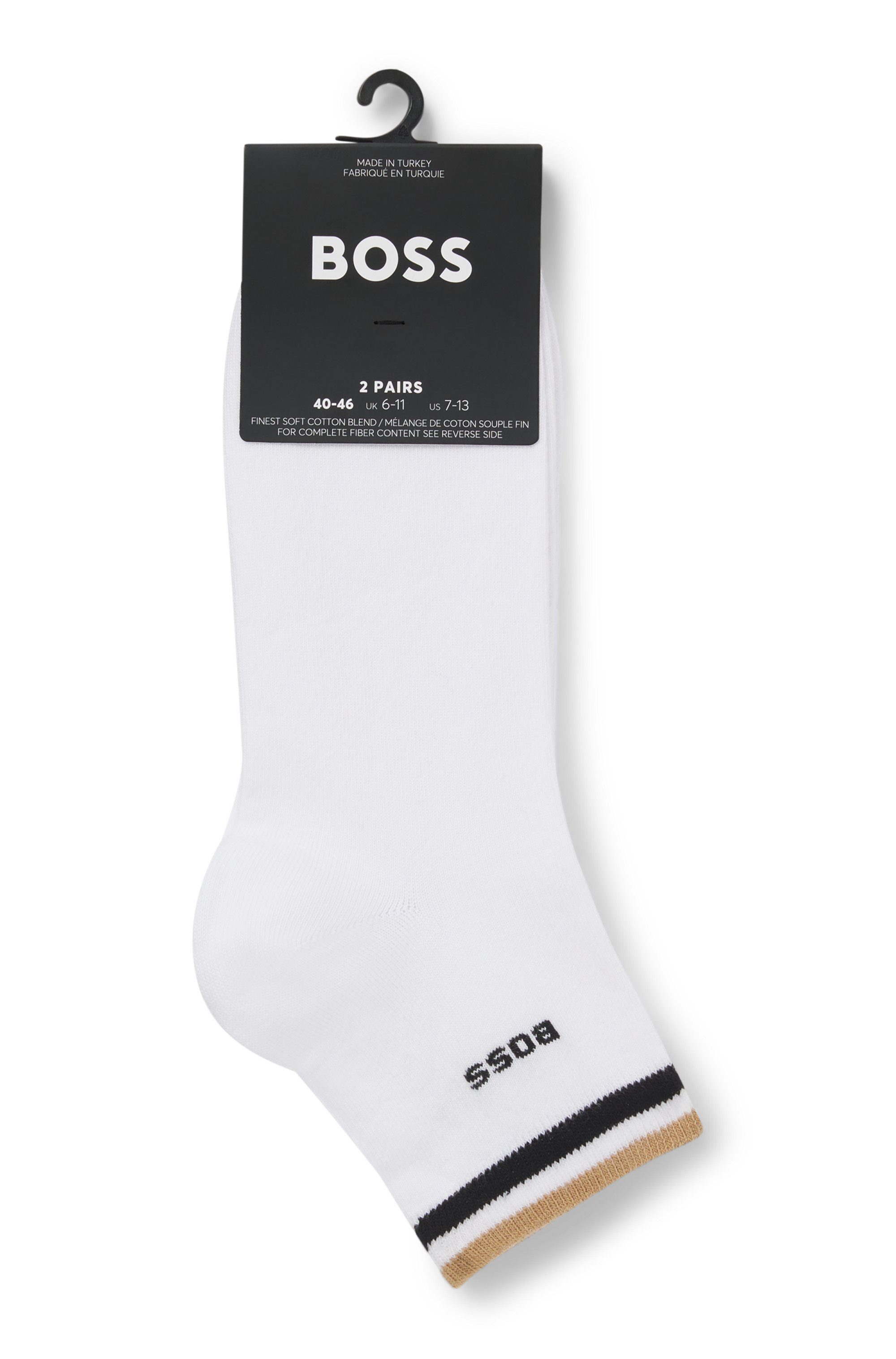 BOSS Vrijetijdssokken 2P SH Stripe CC (set, 2 paar, 2 stuks)