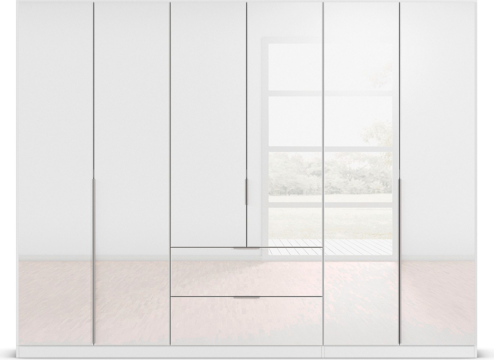 rauch Draaideurkast Kledingkasten kast garderobe AGORDO met glazen front