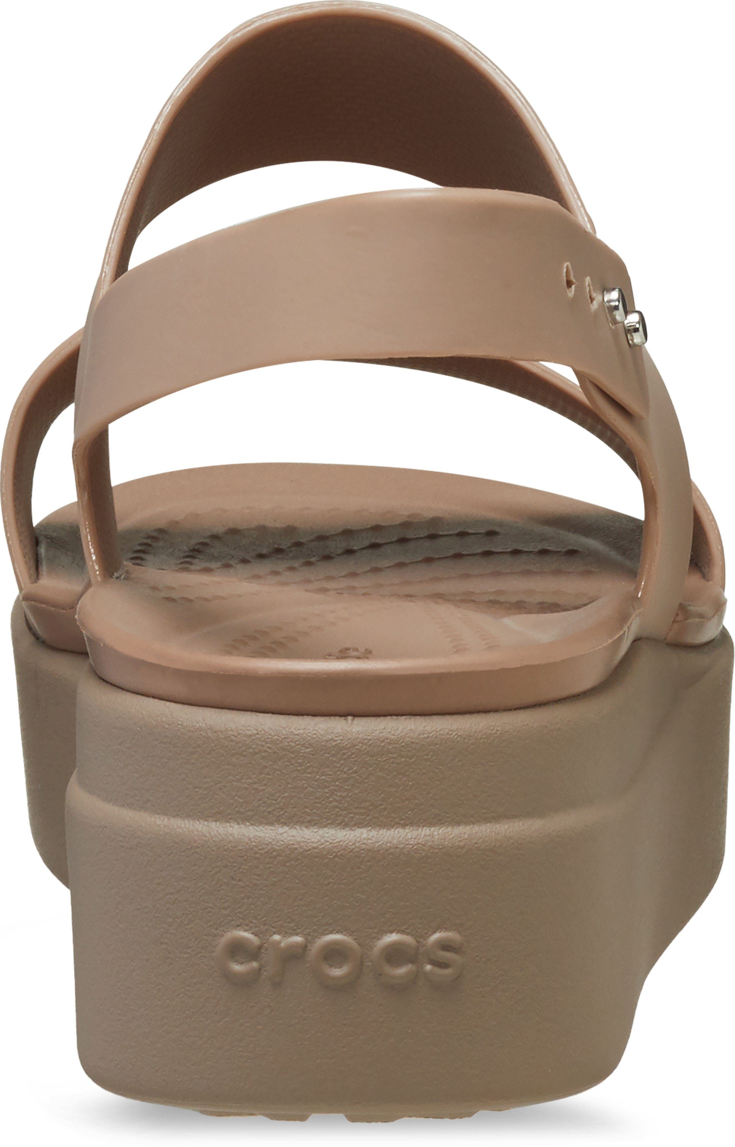 Crocs Sleehaksandaaltjes Brooklyn Low Wedge zomerschoen, sandaal, sleehak, met modieuze plateauzool