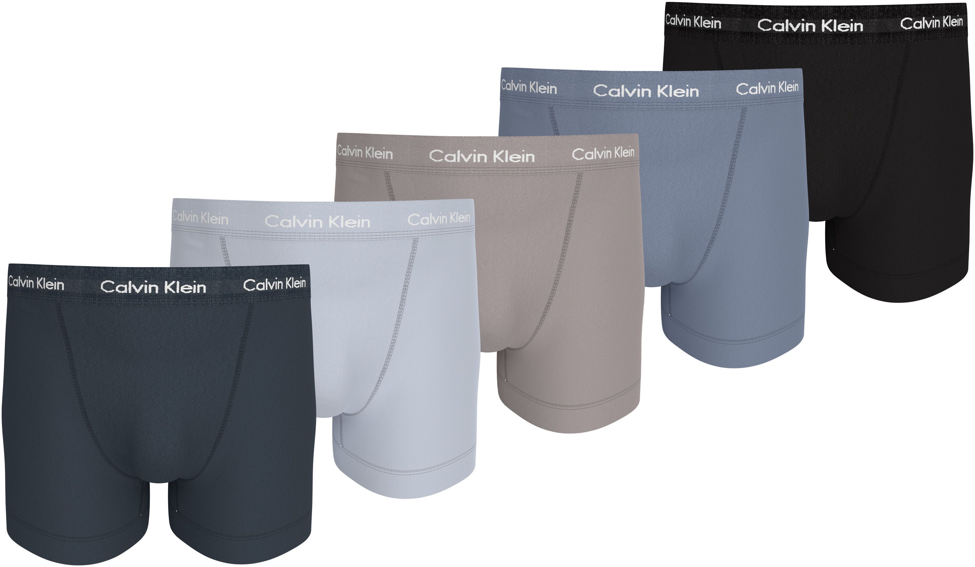 Calvin Klein Trunk 5PK met elastische logo-band (5 stuks Set van 5)