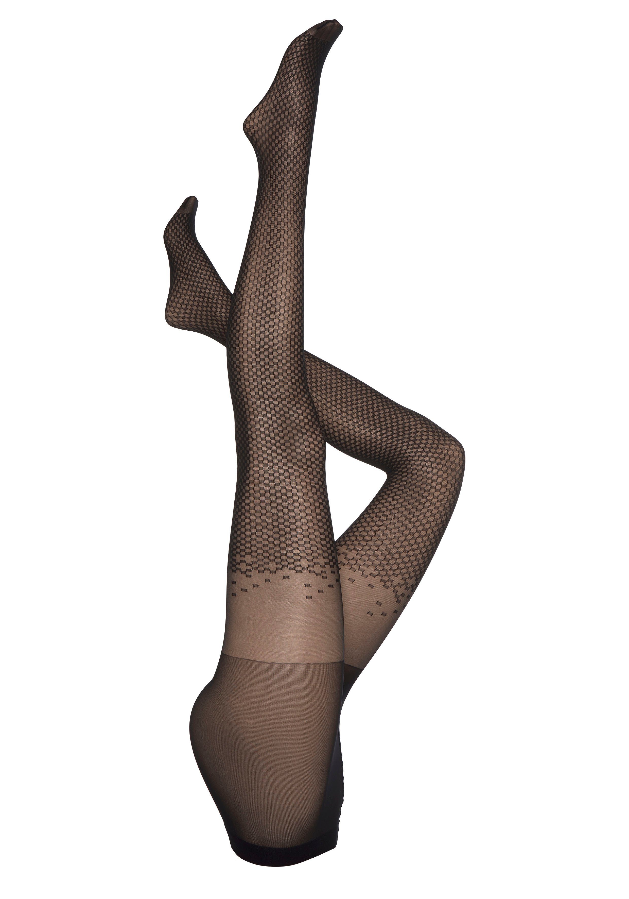petite fleur gold Panty in overknee design