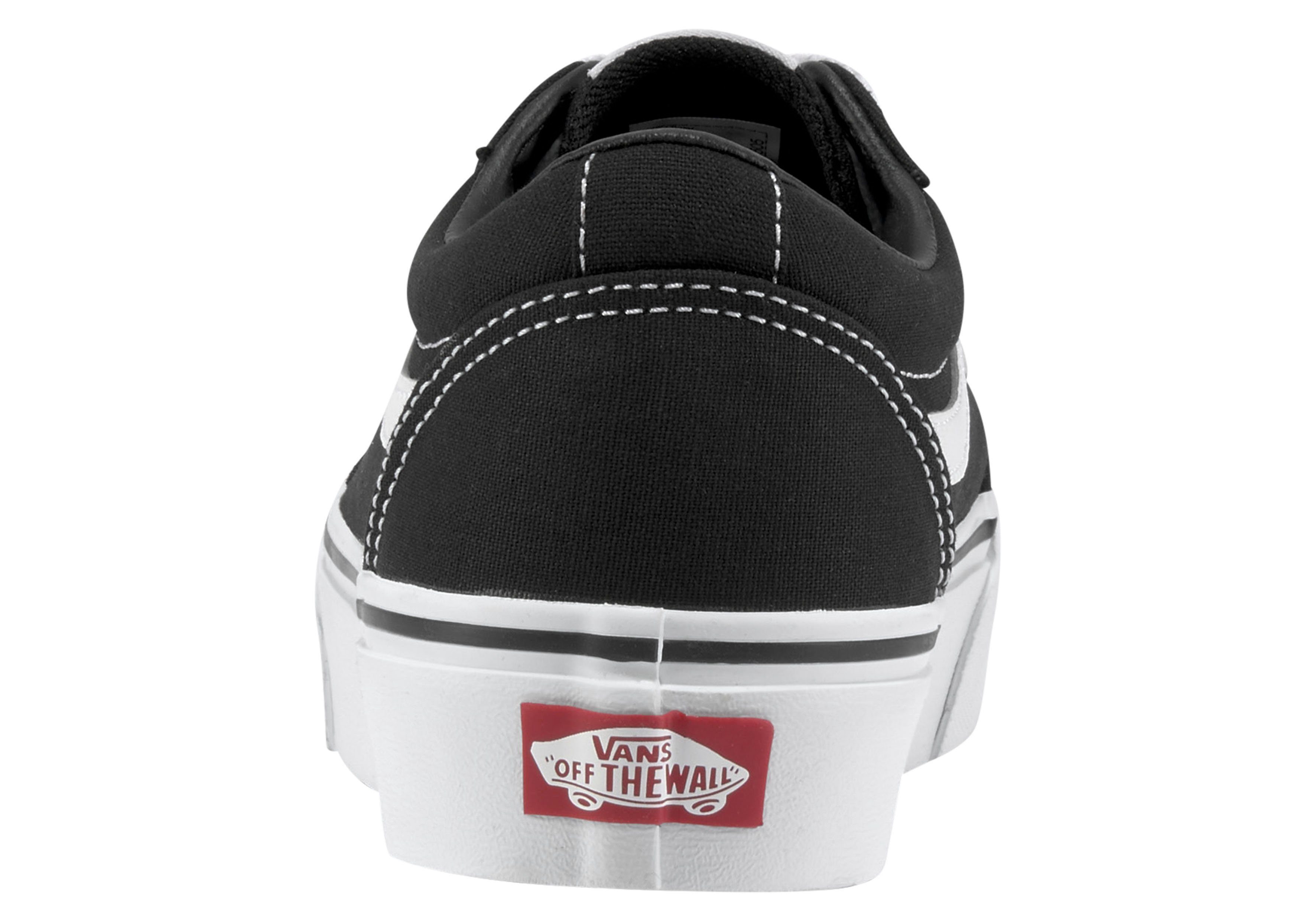 Vans Plateausneakers Ward Platform van textielen canvasmateriaal