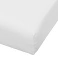 traumschlaf hoeslaken twijngaren jersey premium zware kwaliteit voor matrassen tot 40 cm hoogte (1 stuk) wit