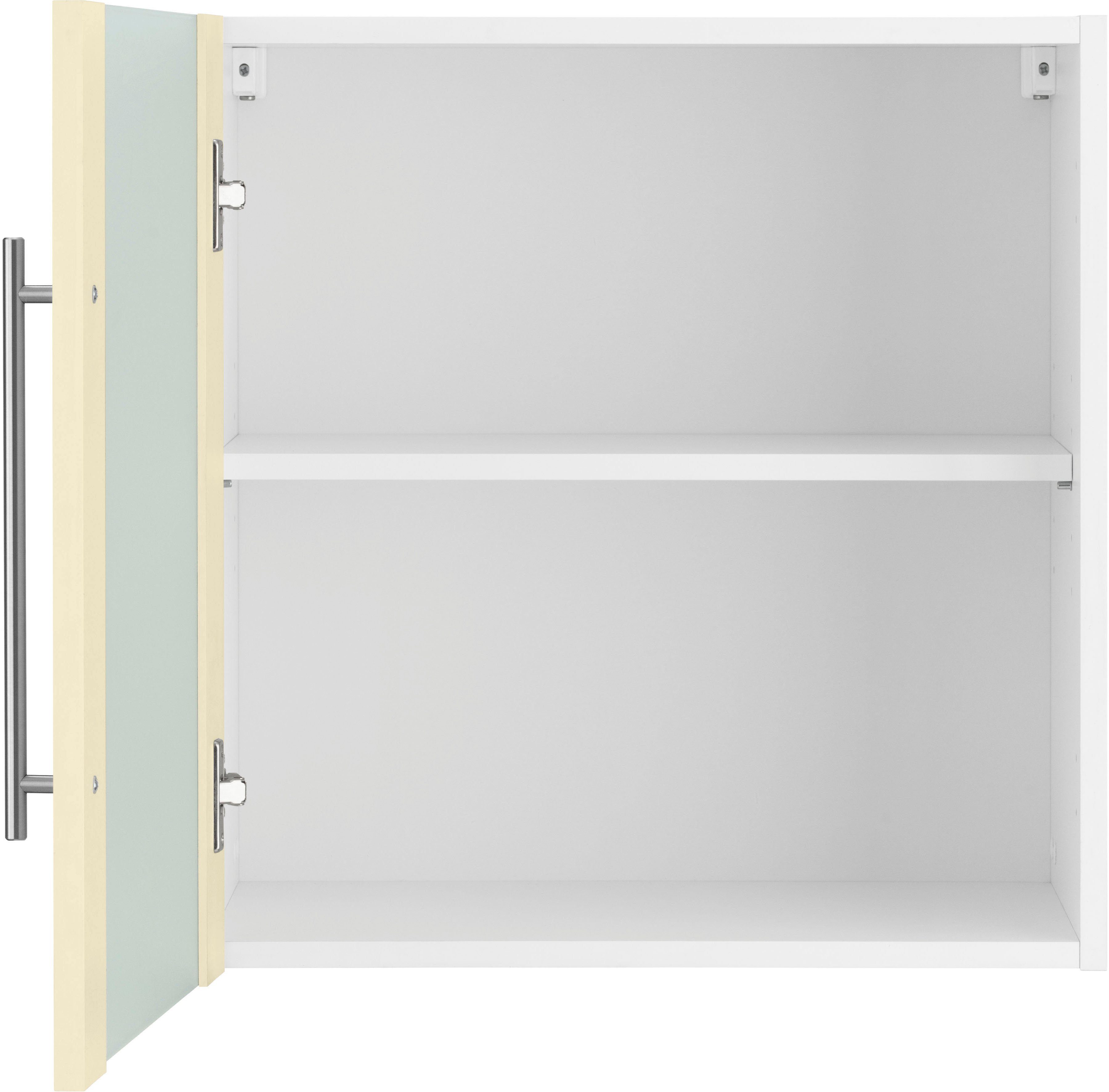 wiho Küchen Hangend kastje met glasdeur Unna Front met glasinzet