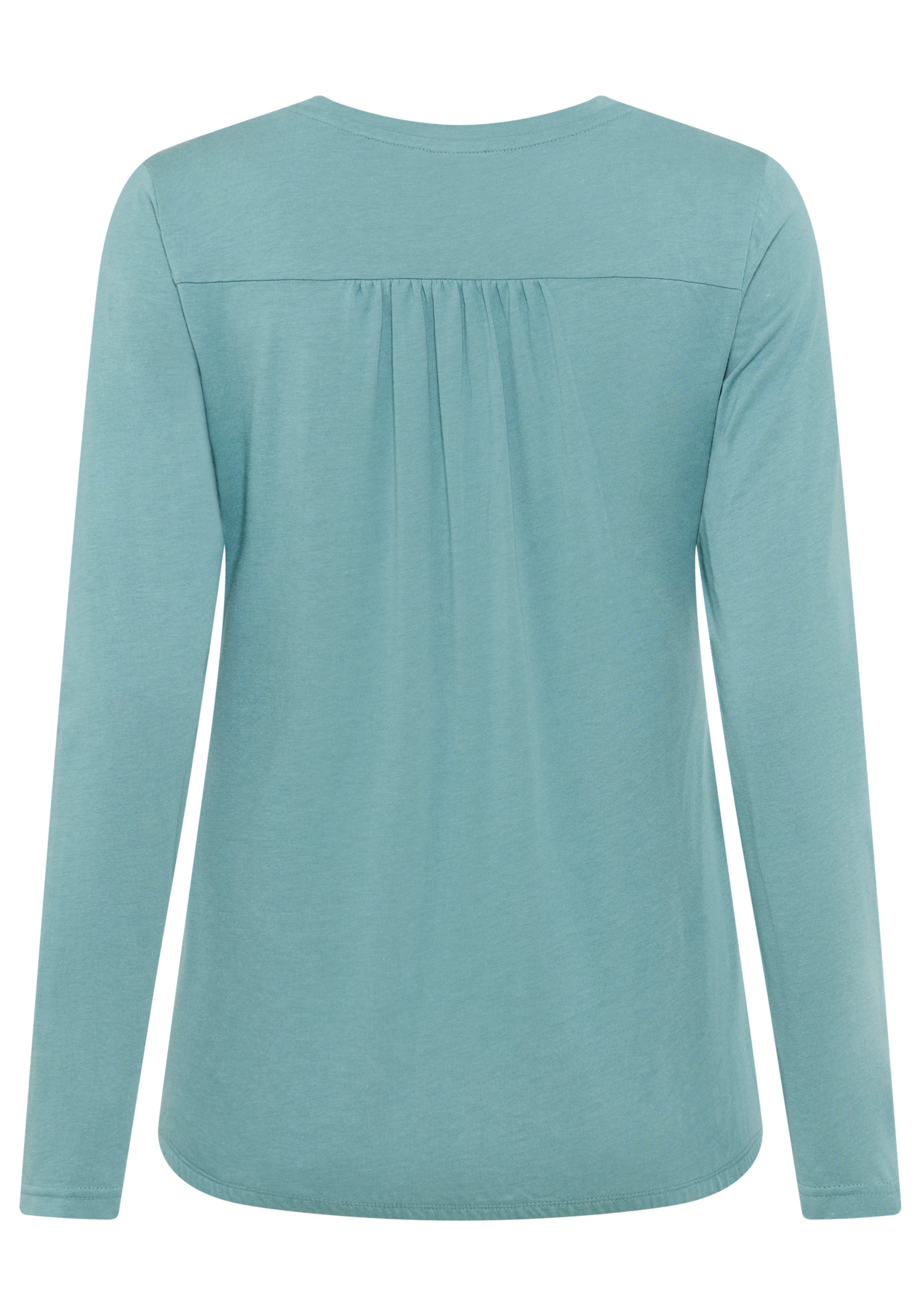 KangaROOS Shirt met lange mouwen met knoopsluiting en schattige details