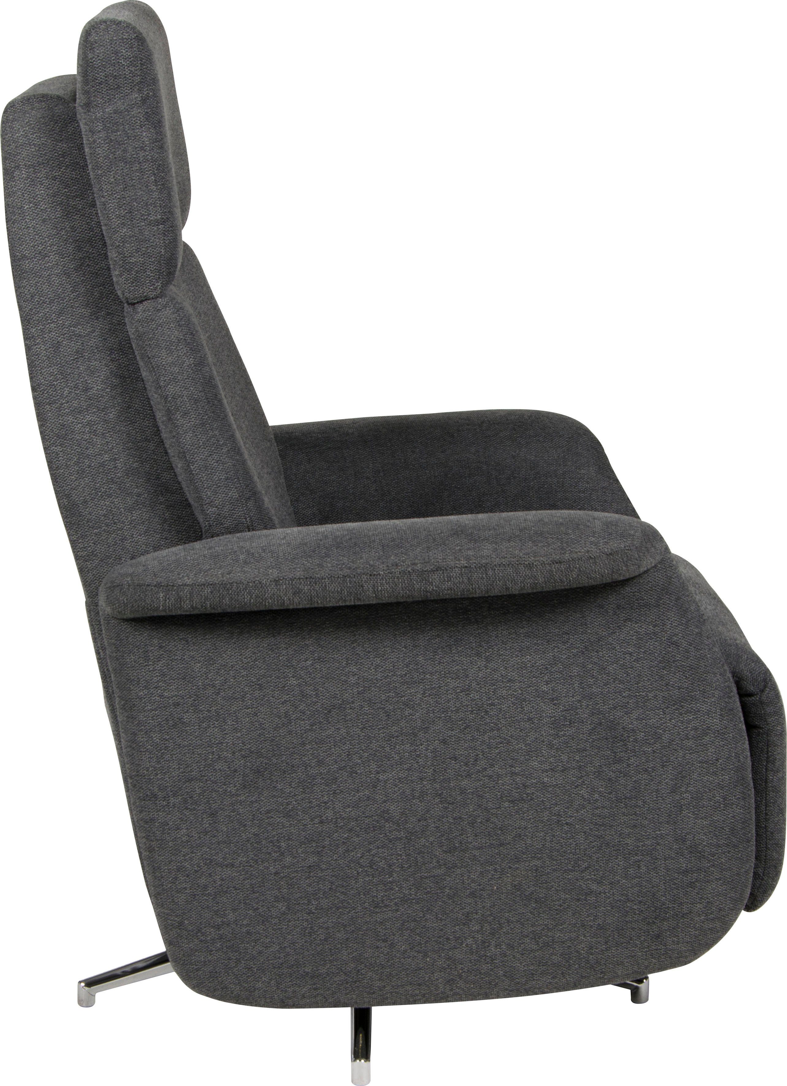 Duo Collection Relaxfauteuil Thompson met traploze verstelling van de rugleuning, relaxfunctie
