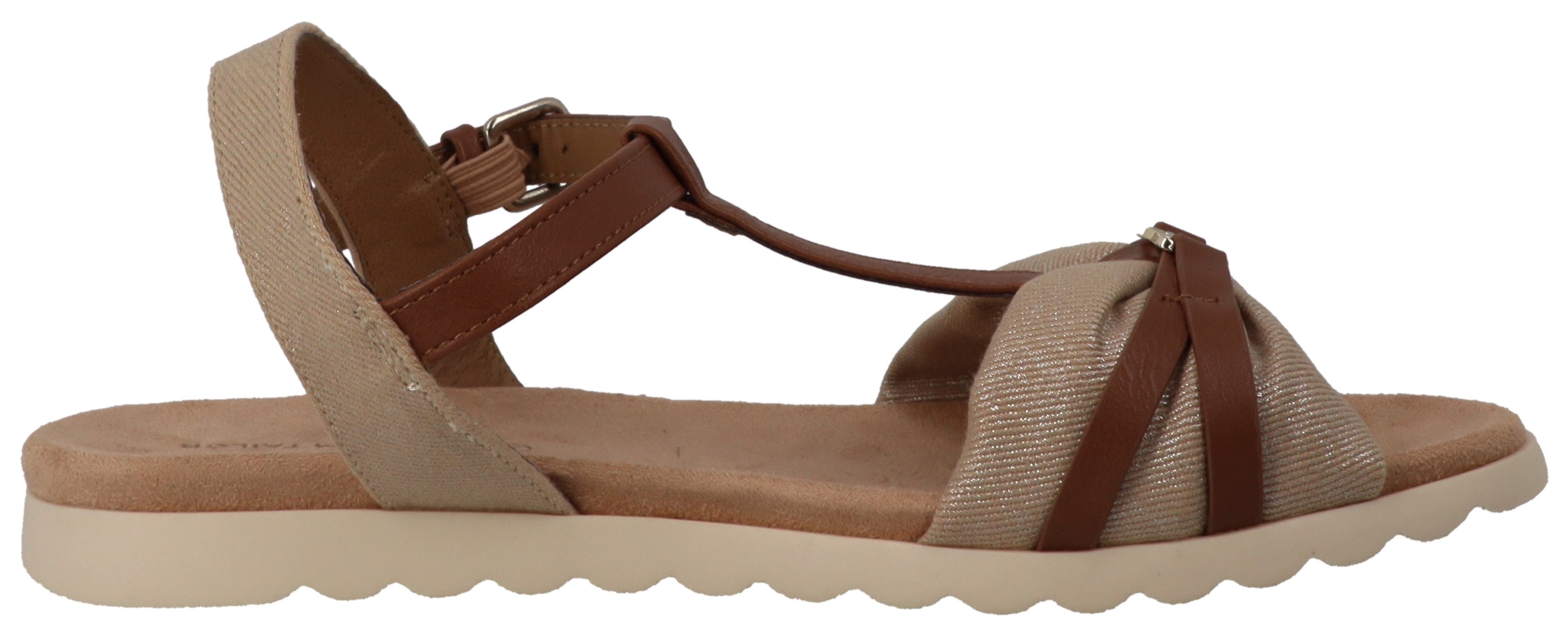 Tom Tailor Sandalen , zomerschoen, sandaal, flats met verstelbare gesp