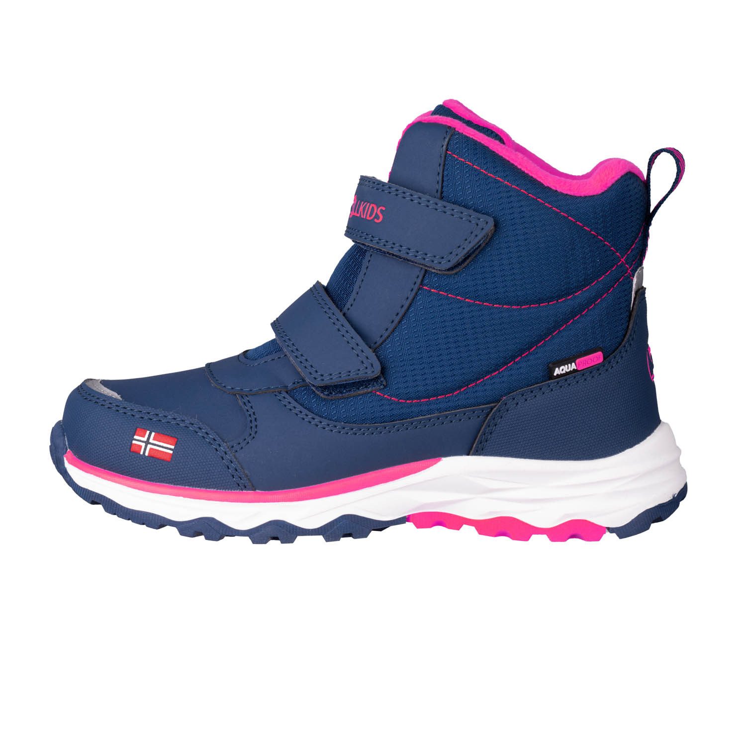 TROLLKIDS Winterlaarzen KIDS HAFJELL WINTER BOOTS waterdicht, klittenbandsluiting, reflecterende details