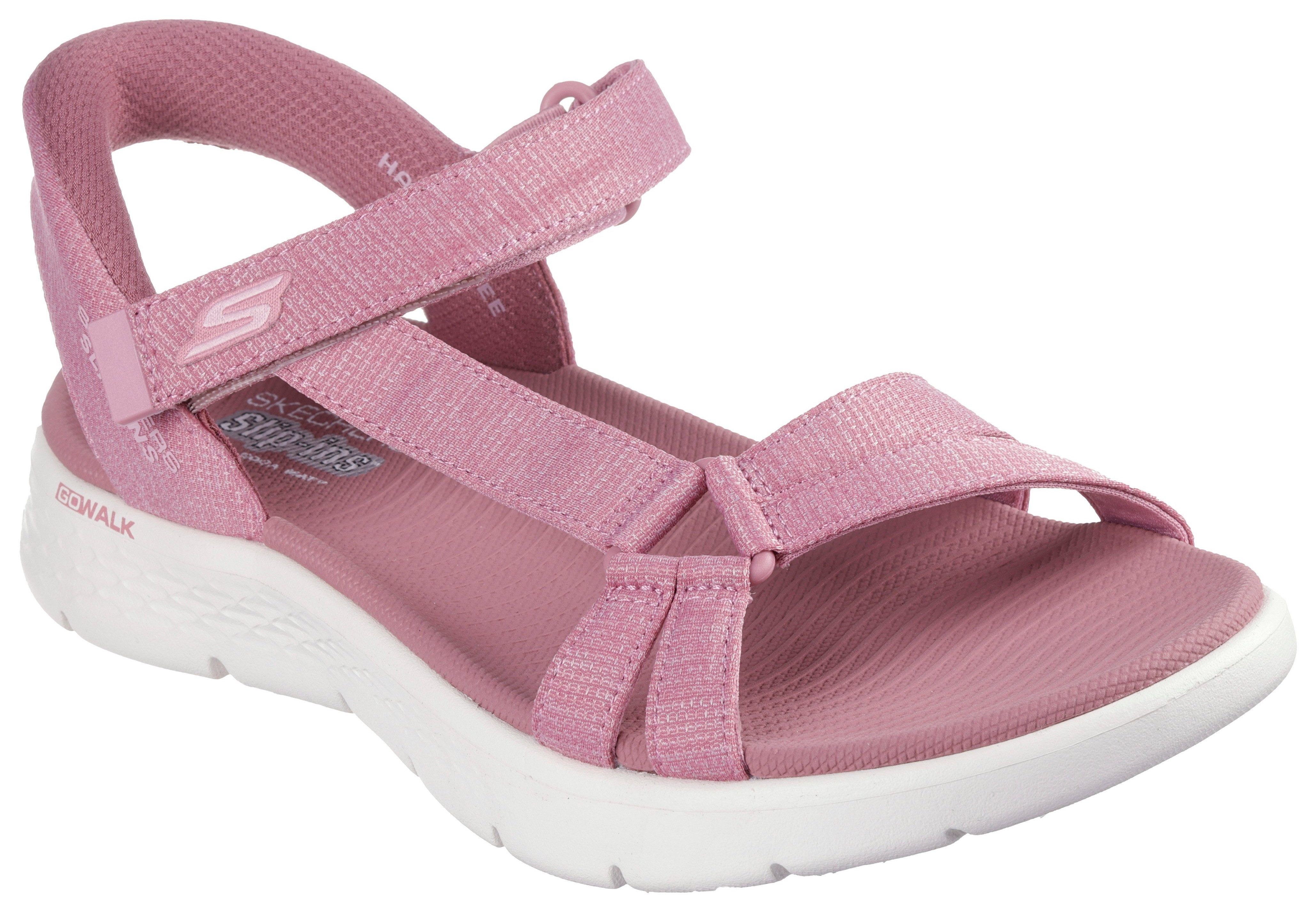 Skechers Sandalen GO WALK FLEX SANDAL-ILLUMINATE dames sportieve sandalen maat 40 roze