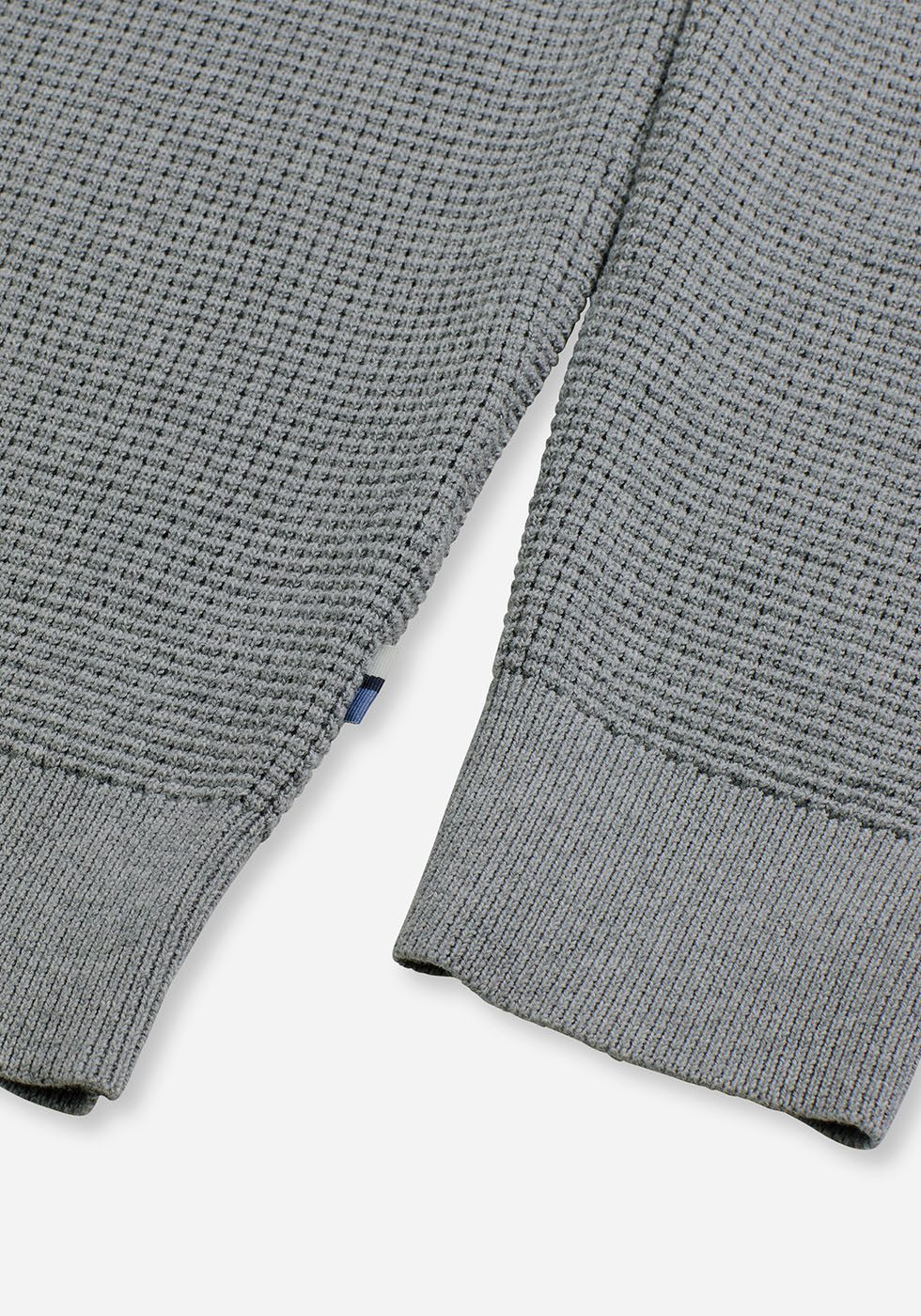 OLYMP Trui met polokraag Waffle Structure Pullover