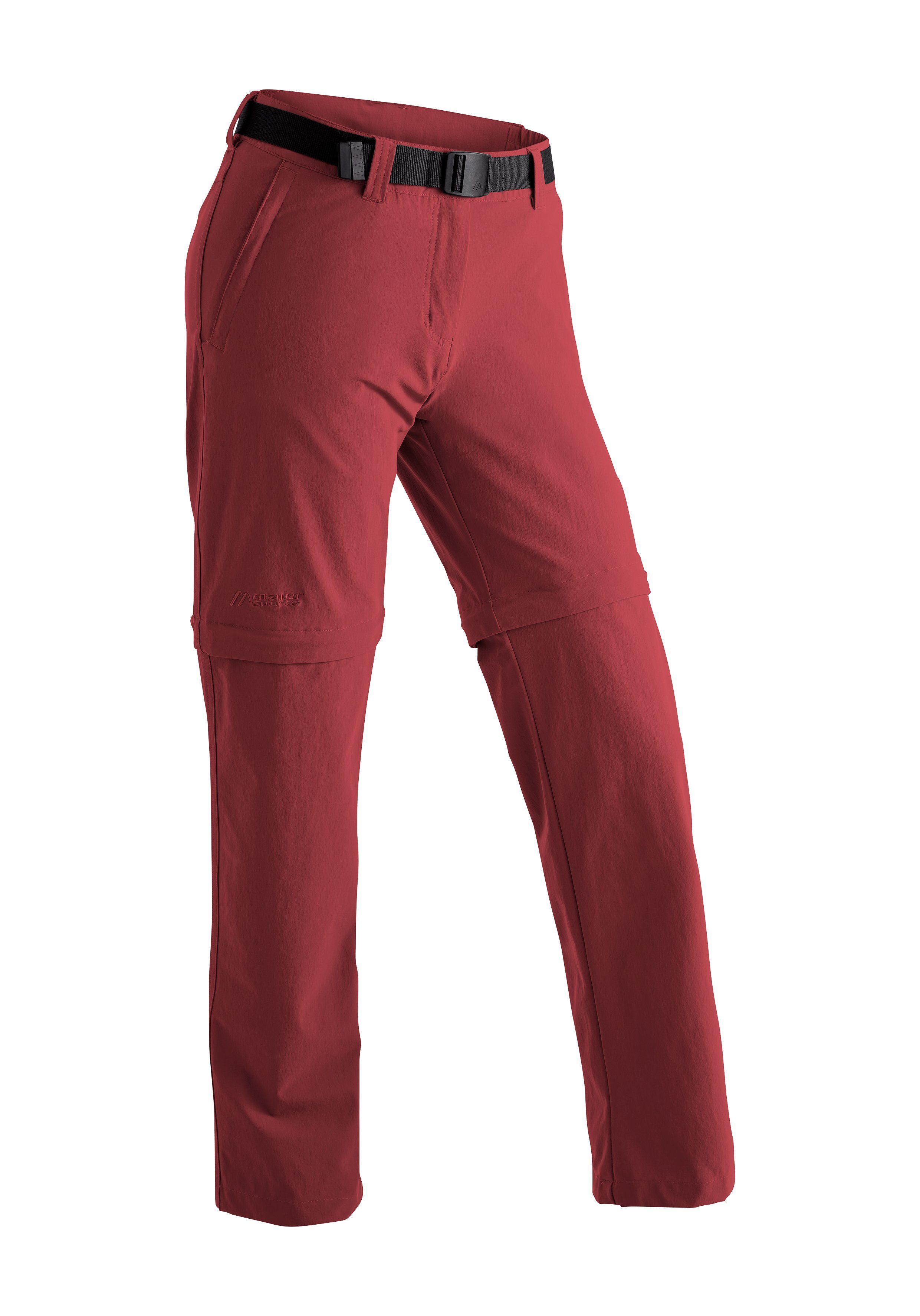 Maier Sports Functionele broek Nata 2 Dames wandelbroek afritsbare outdoorbroek 3 zakken regular fit