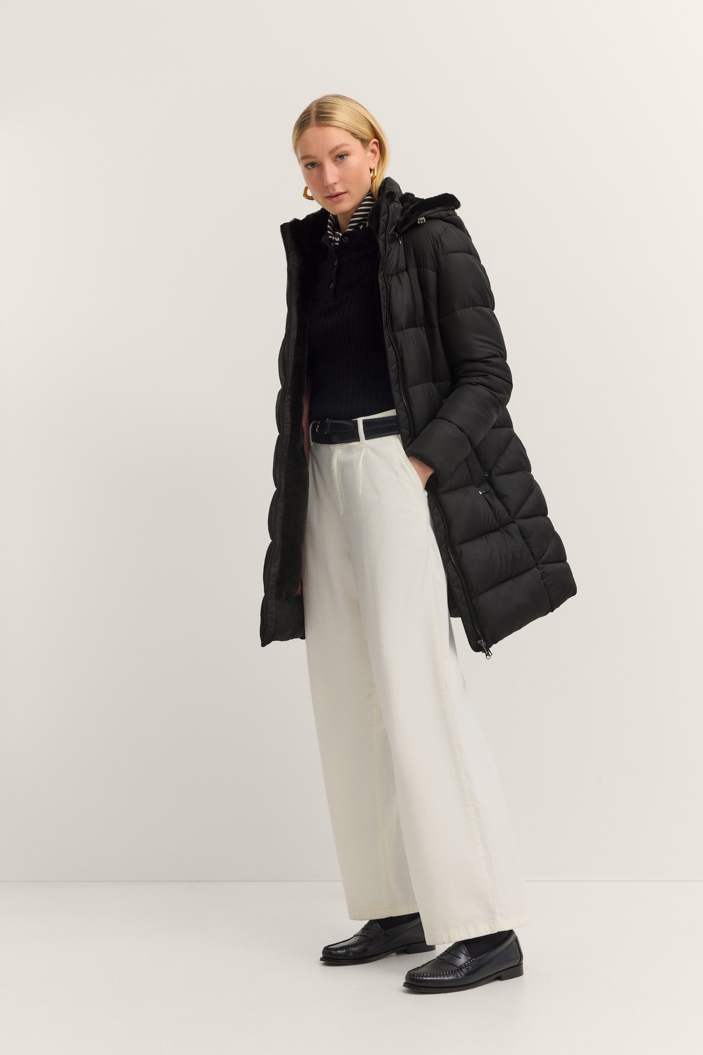Bugatti Gewatteerde jas Loose fit