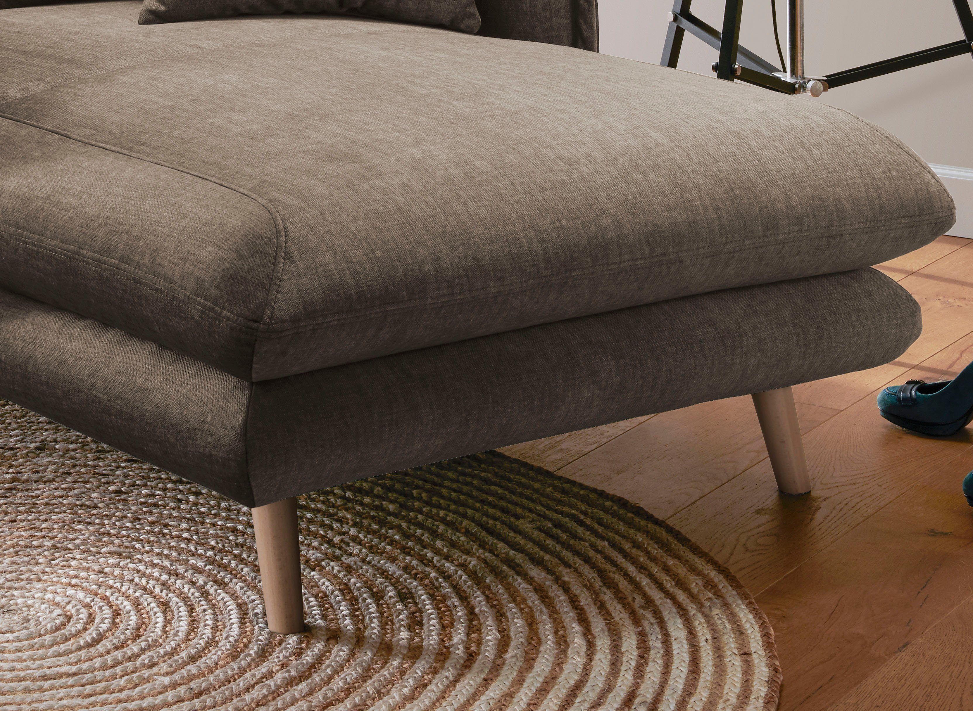 INOSIGN Loveseat LAZIO moderne fauteuil met een comfortabele bekleding, 2 stuks decoratieve sierkussens