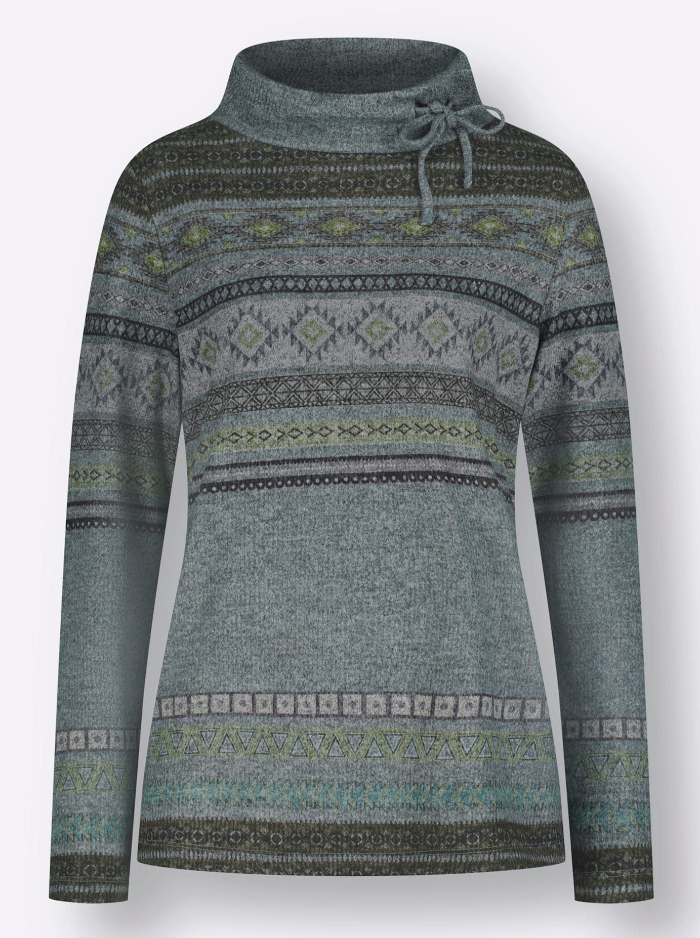 Classic Inspirationen Shirt met staande kraag Gedessineerd shirt (1-delig)