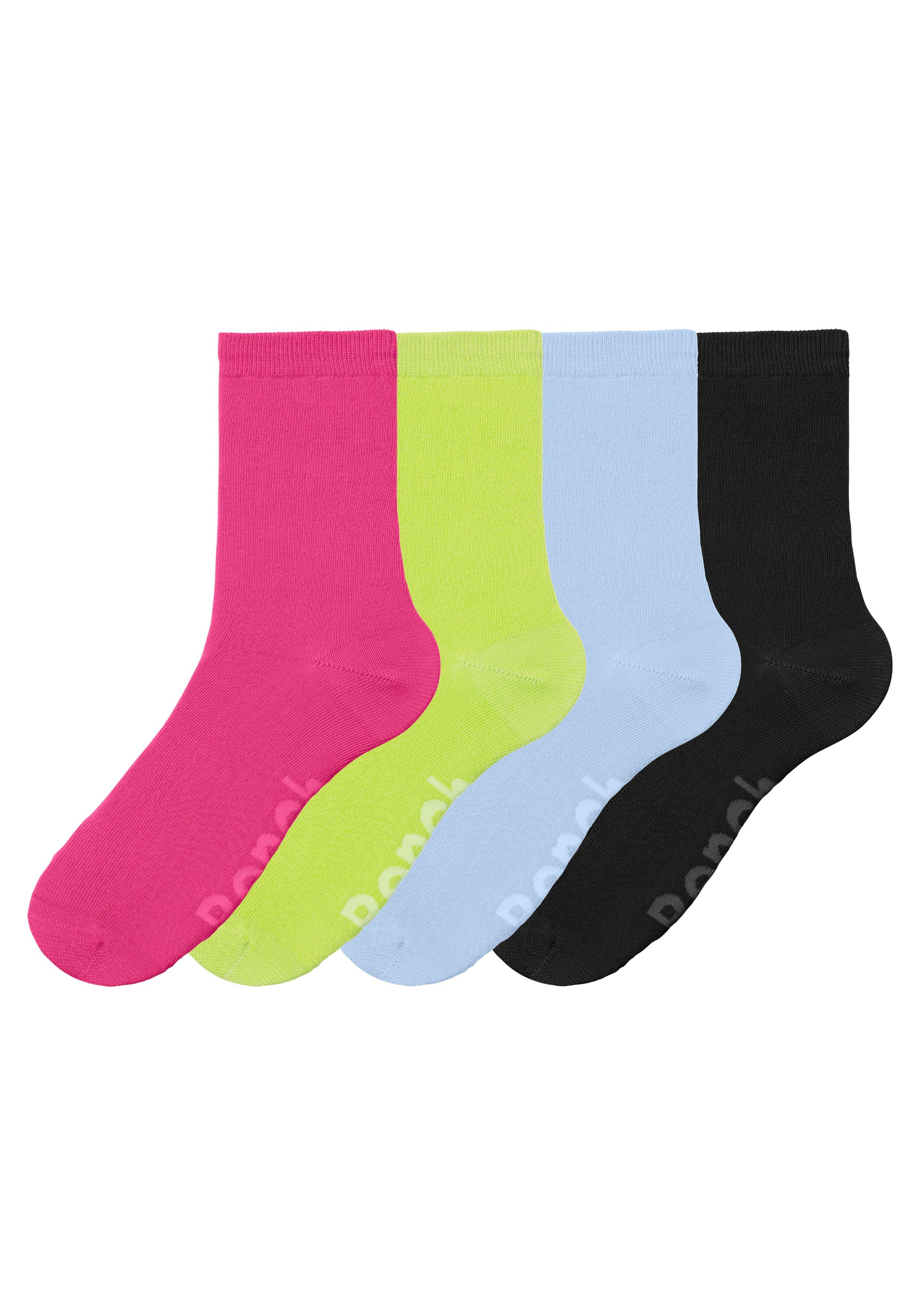 Bench. Basic sokken met gekleurde binnenboordjes (blik 4 paar)