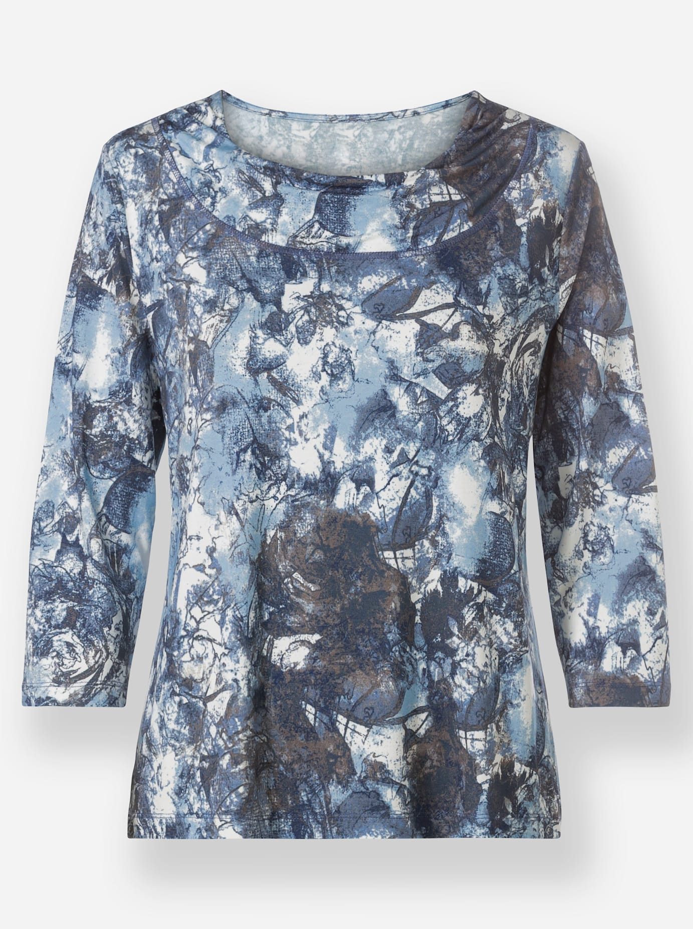 Classic Shirt met 3/4 mouwen Shirt (1-delig)
