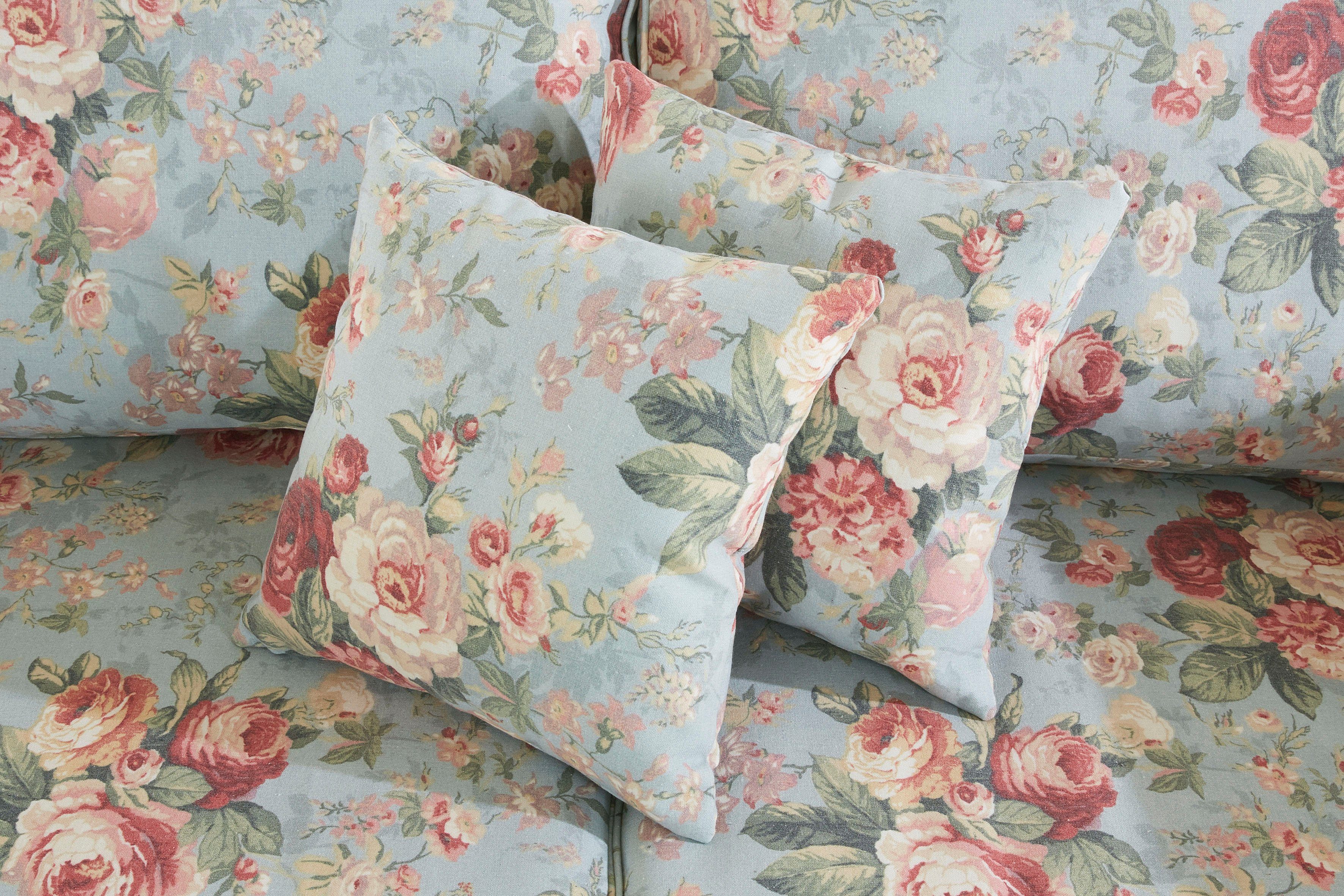 Home affaire 2-zitsbank Shadmoor Hoezen-look, in uni of met bloemenprint