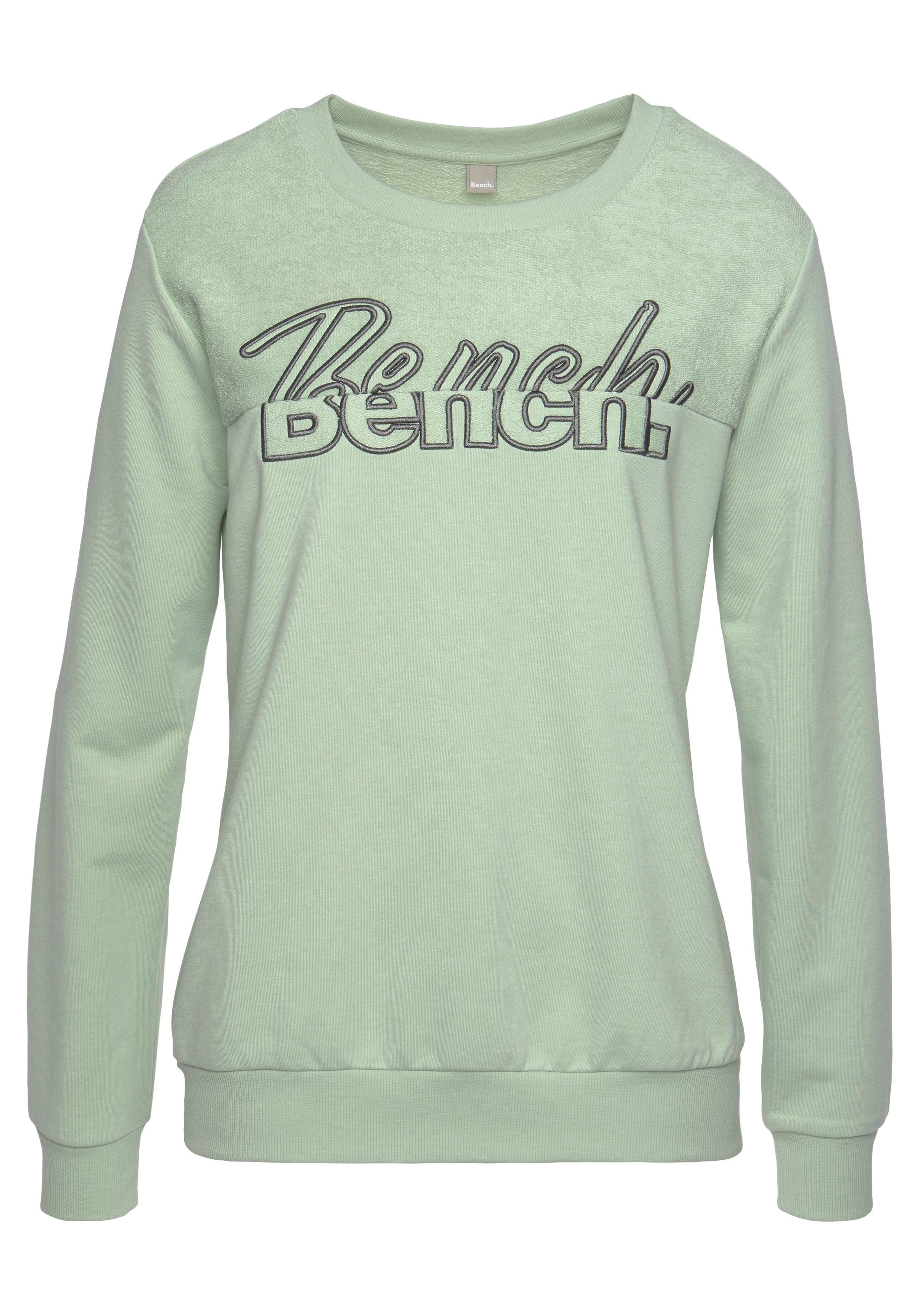 Bench. Sweatshirt met logo-borduurwerk, loungepak