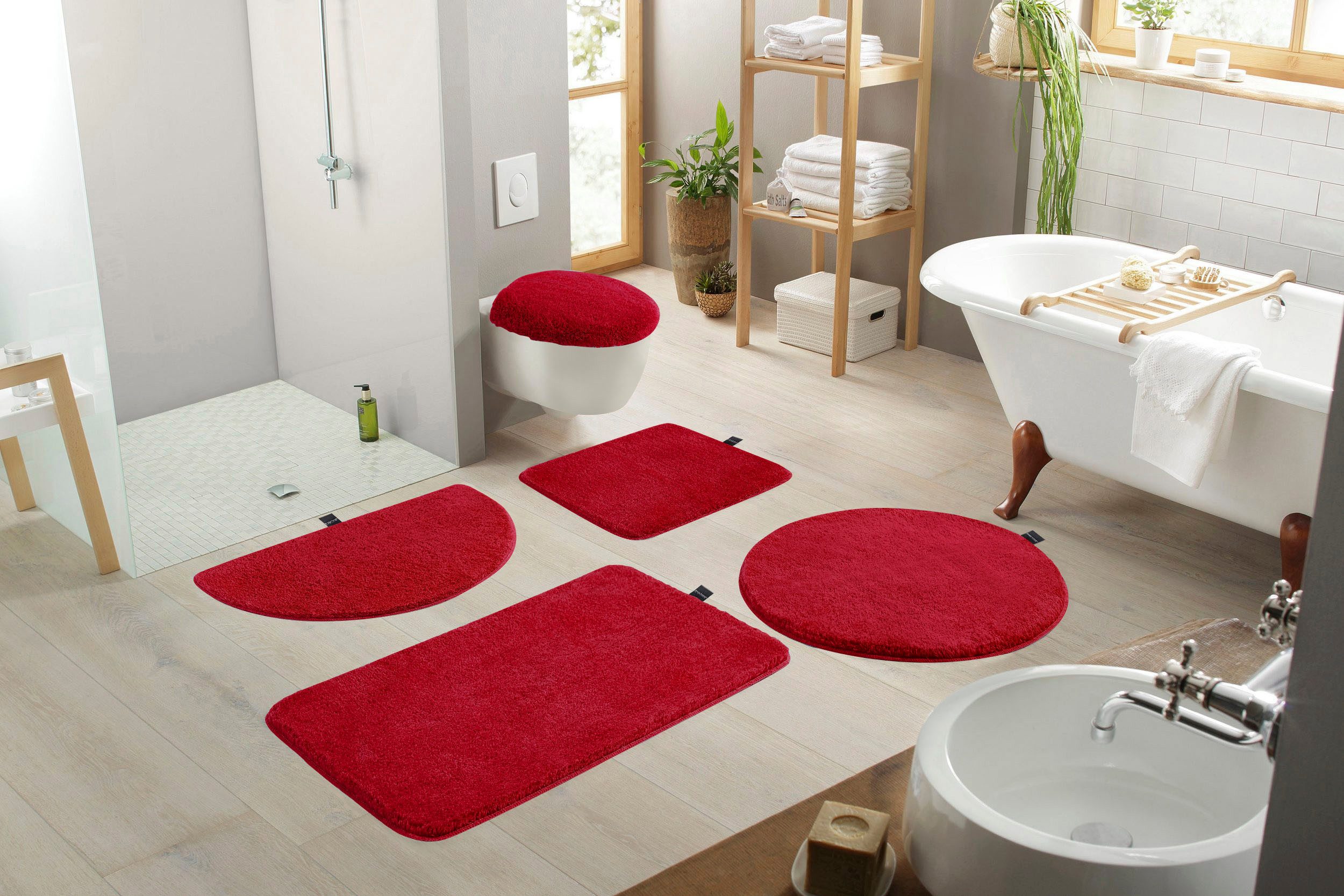 Bruno Banani Badmat Lana, badmat, badkamer tapijt Badmat, badmatten, unikleur, ook als 3-delige set & rond
