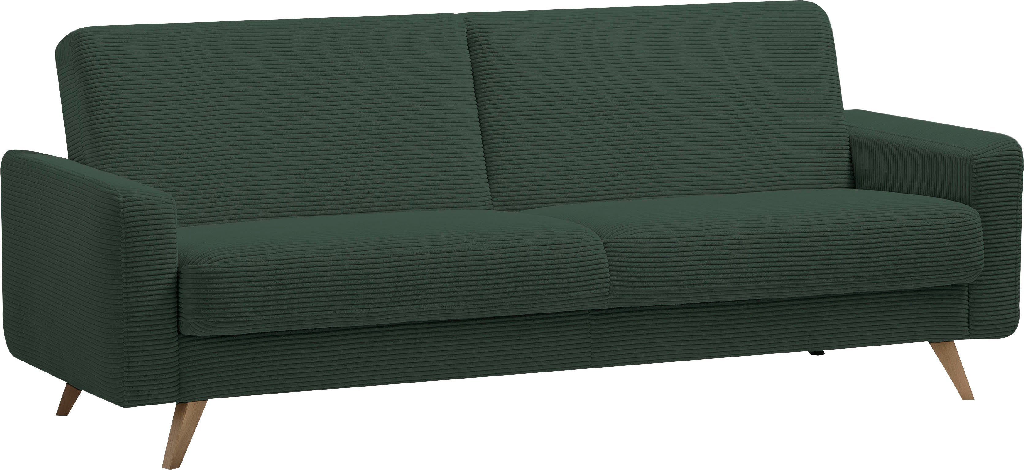 exxpo - sofa fashion 3-zitsbank Samso, elegant en comfortabel, actuele cord bekleding, kantelbank