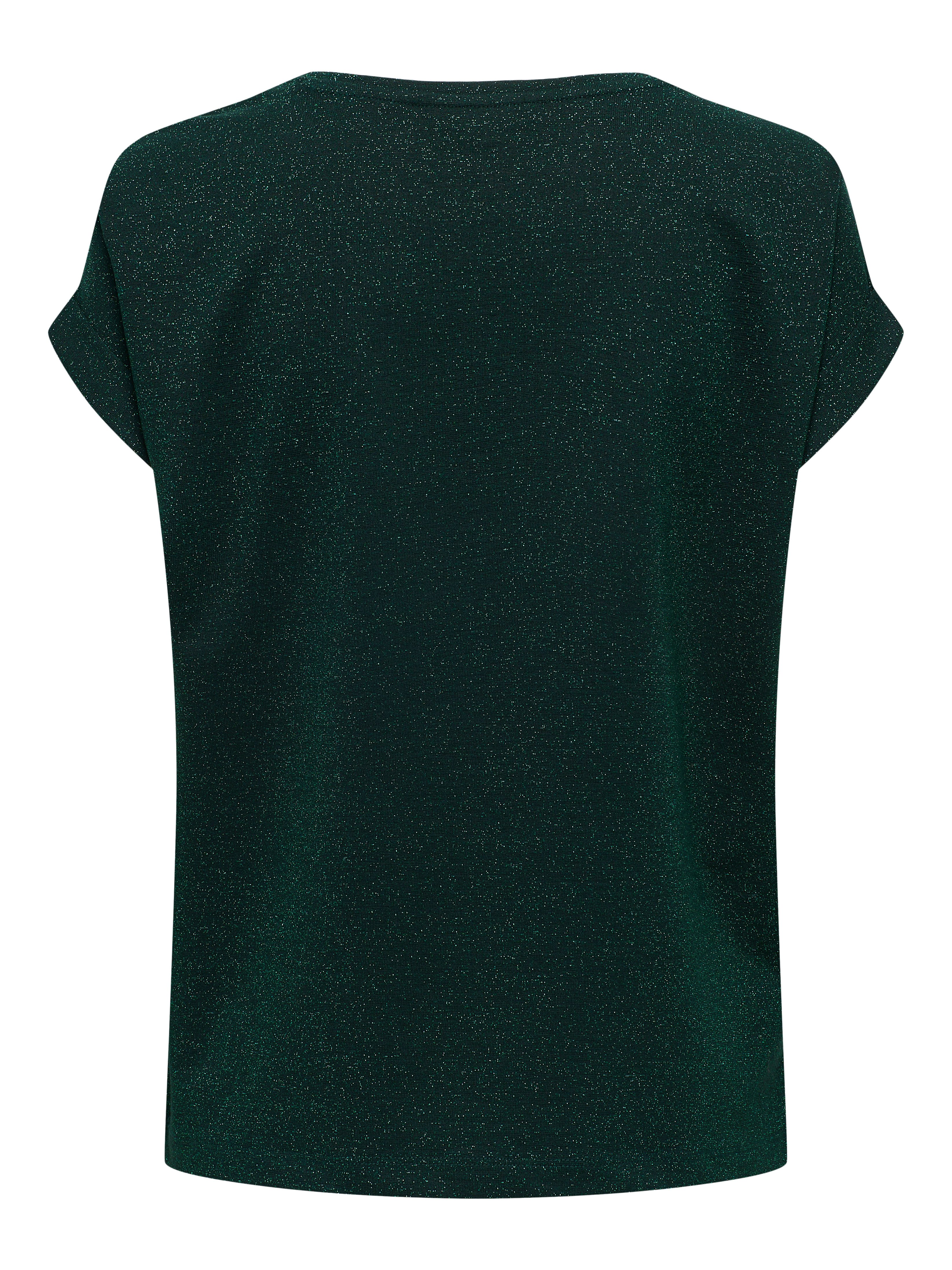 Only Shirt met korte mouwen ONLMOSTER GLITTER S/S TOP NOOS JRS