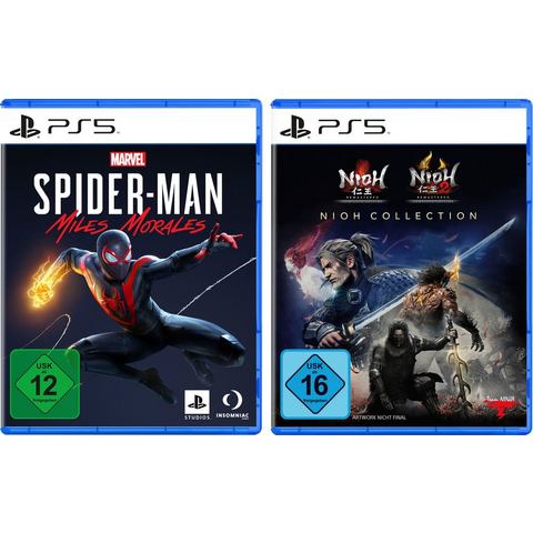 PlayStation 5 Gamesoftware Marvel's Spider-Man: Miles Morales + Nioh Collection (set)