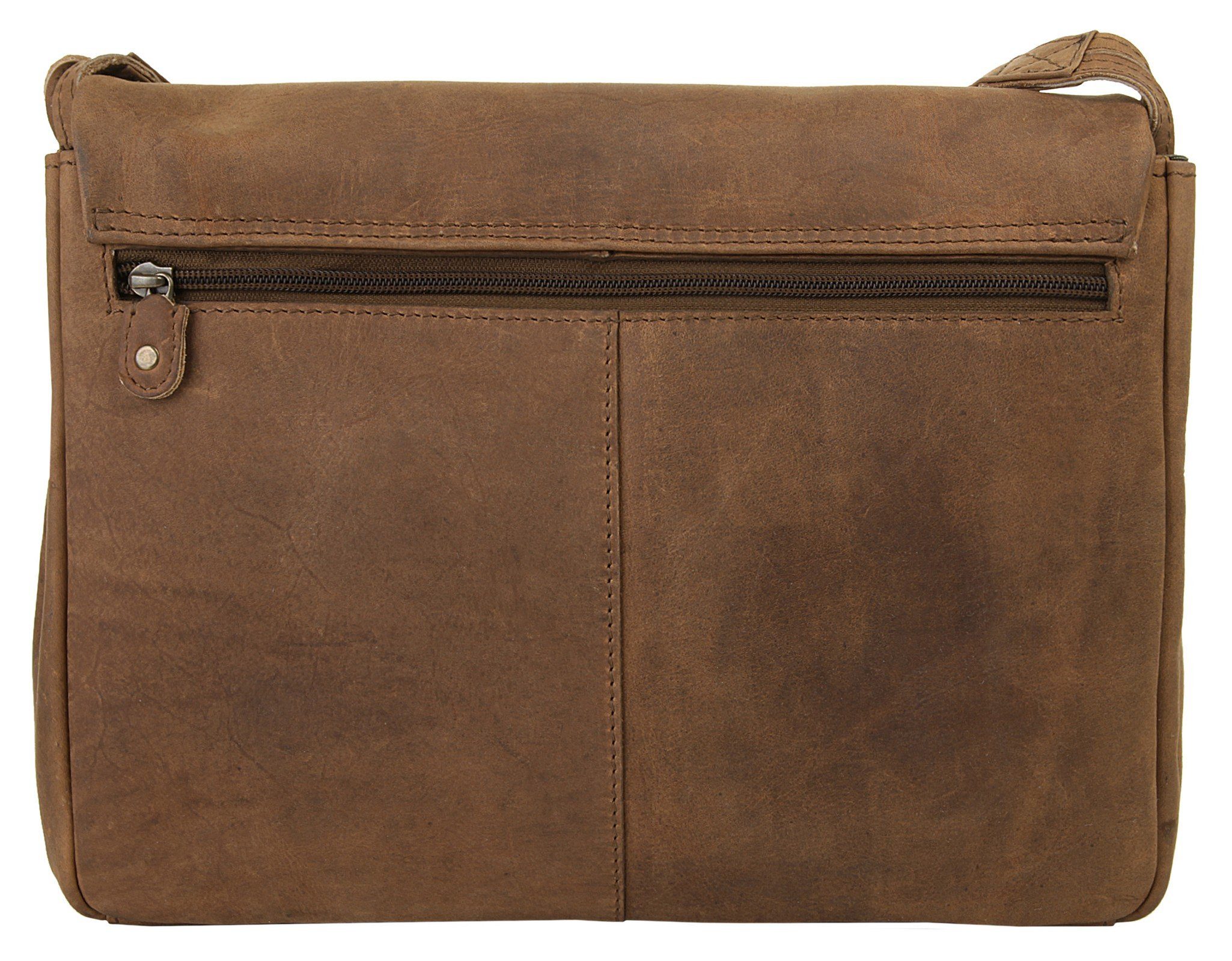 Harold's Messenger Bag Antiek echt leder