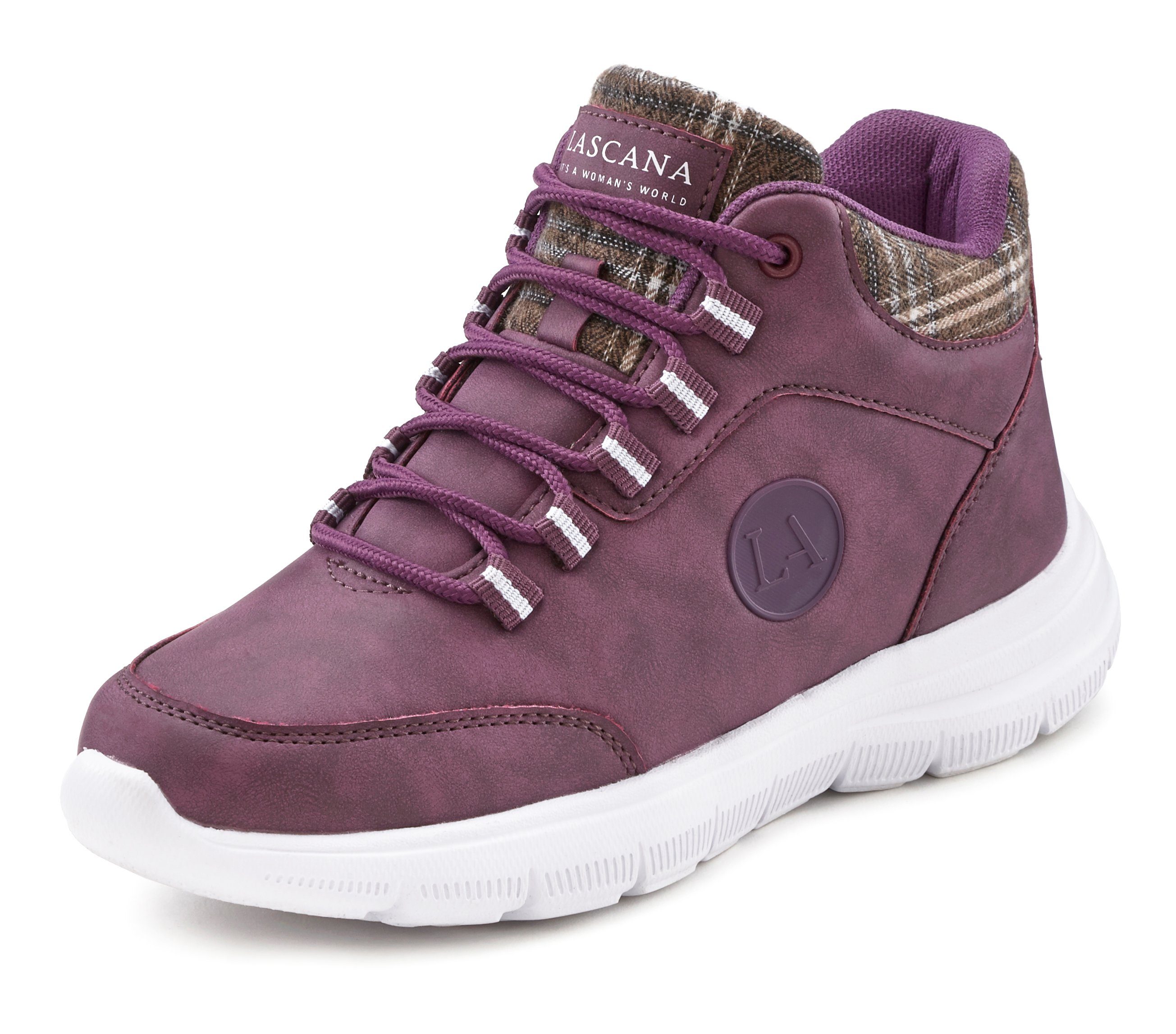 Lascana Sneakers met lichte zool, outdoorschoen, vrijetijdsschoen, trekking boots, vegan