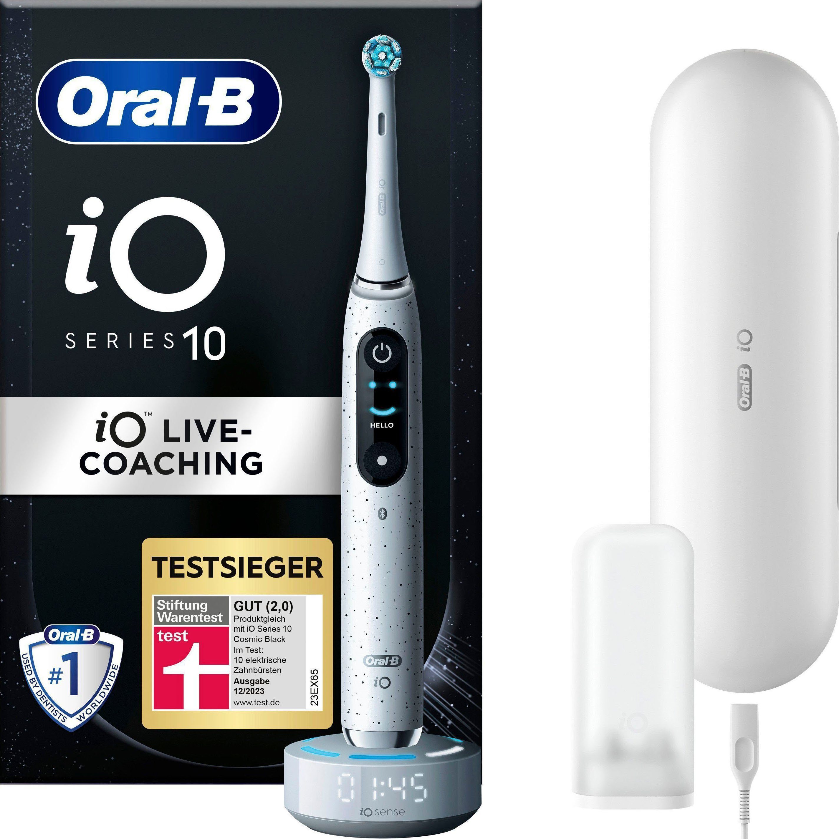 Oral B Elektrische tandenborstel IO 10 Magnetische technologie, iOsense, 7 reinigingsstanden, kleurendisplay & oplaad-/reisetui