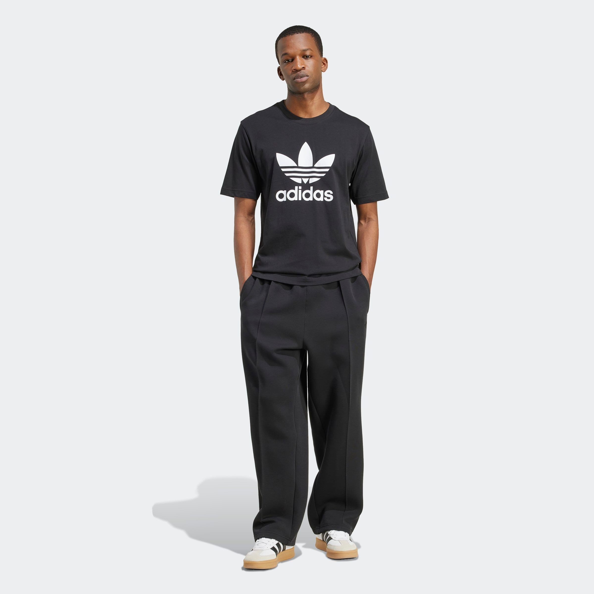 adidas Originals T-shirt TREFOIL T-SHIRT Basic shirt met grote trefoil logoprint