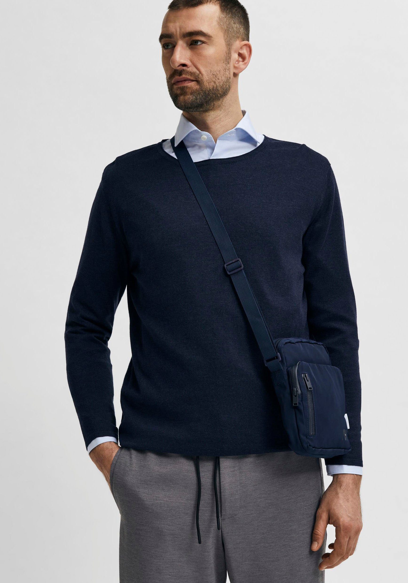 SELECTED HOMME Trui met ronde hals ROME KNIT