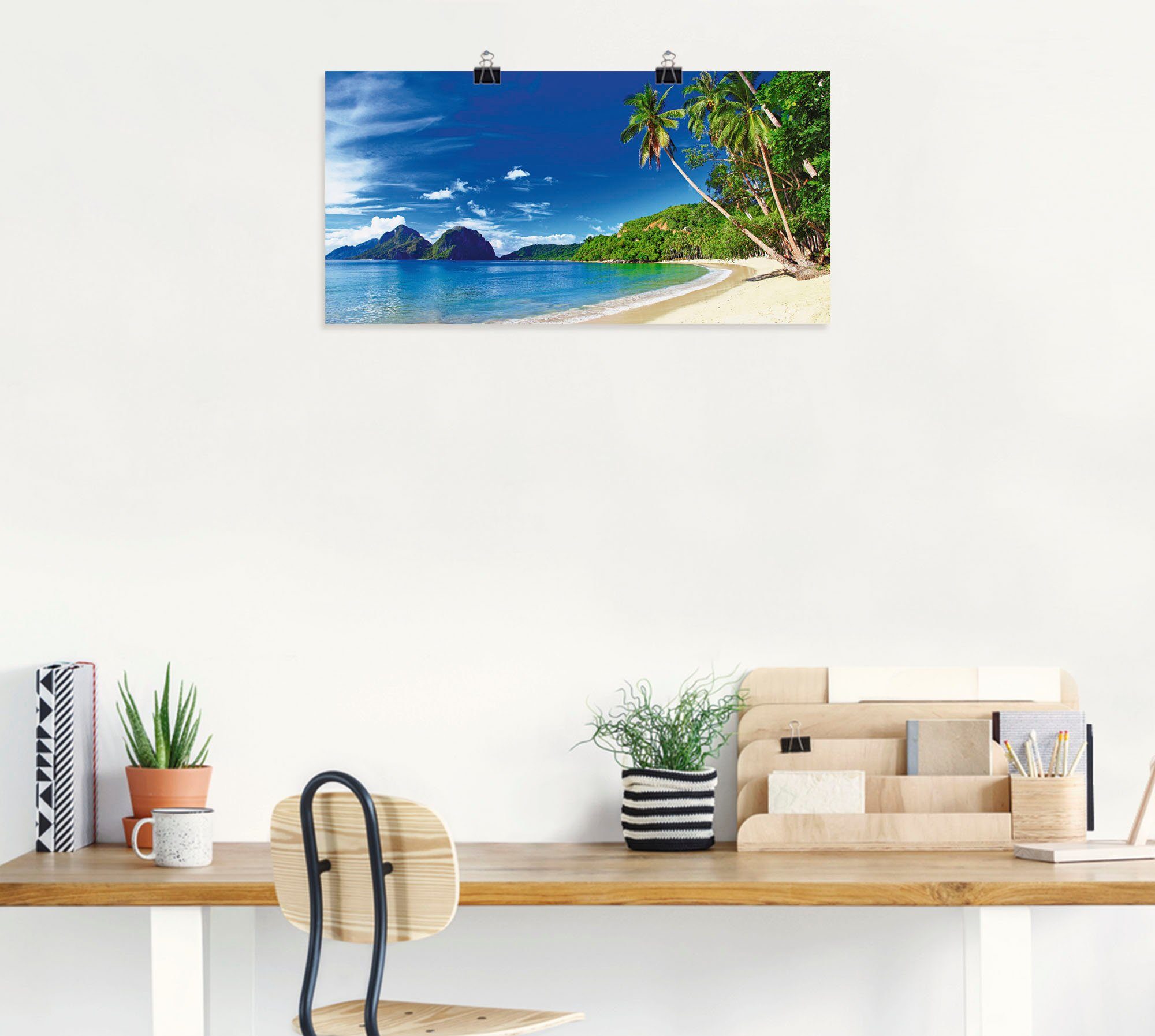 Artland Artprint Paradijs als artprint op linnen, poster, muursticker in verschillende maten