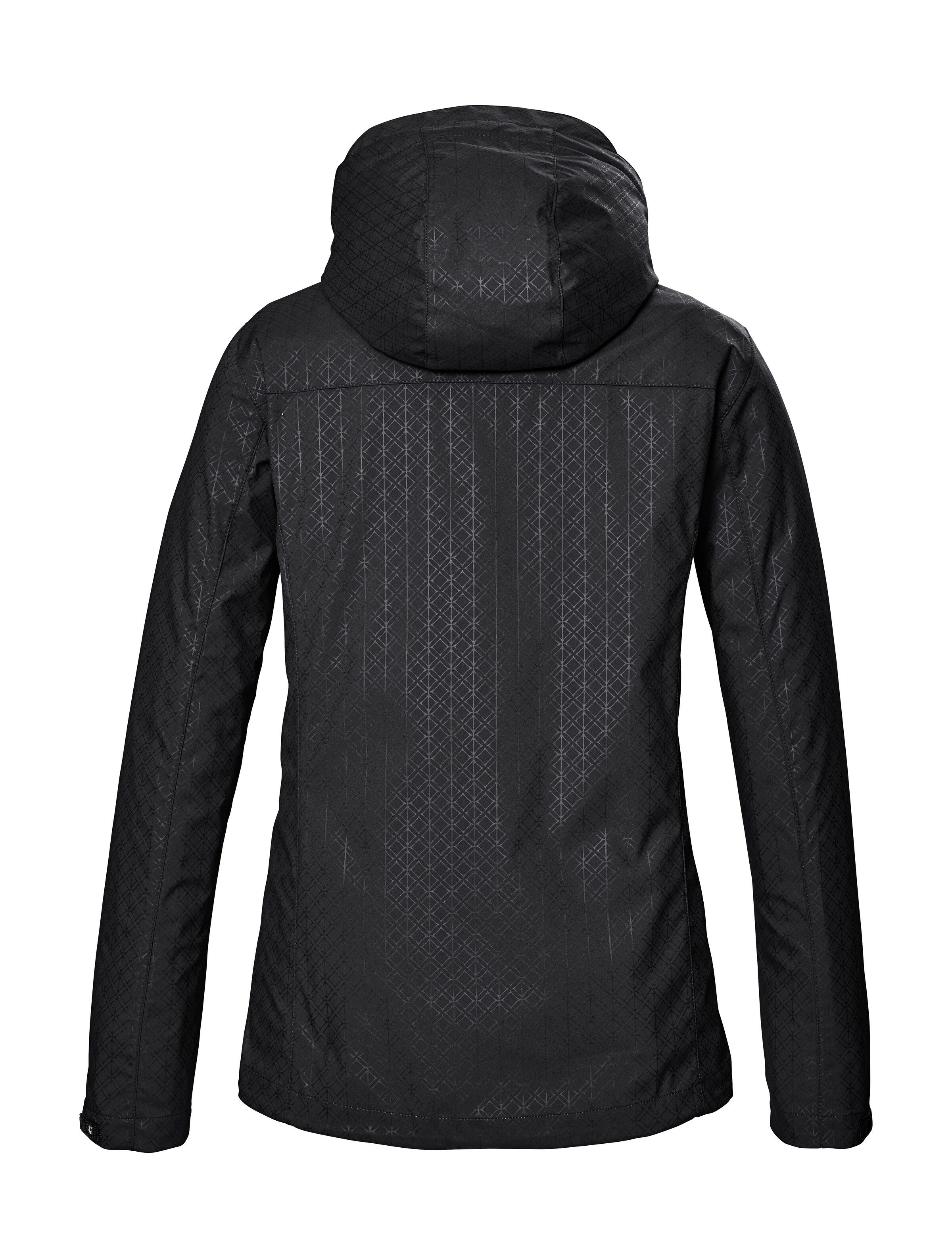 Killtec Softshell-jack KOS 121 WMN SFTSHLL JCKT GRPHIC waterafstotend, ademend, pfas-vrij geïmpregneerd