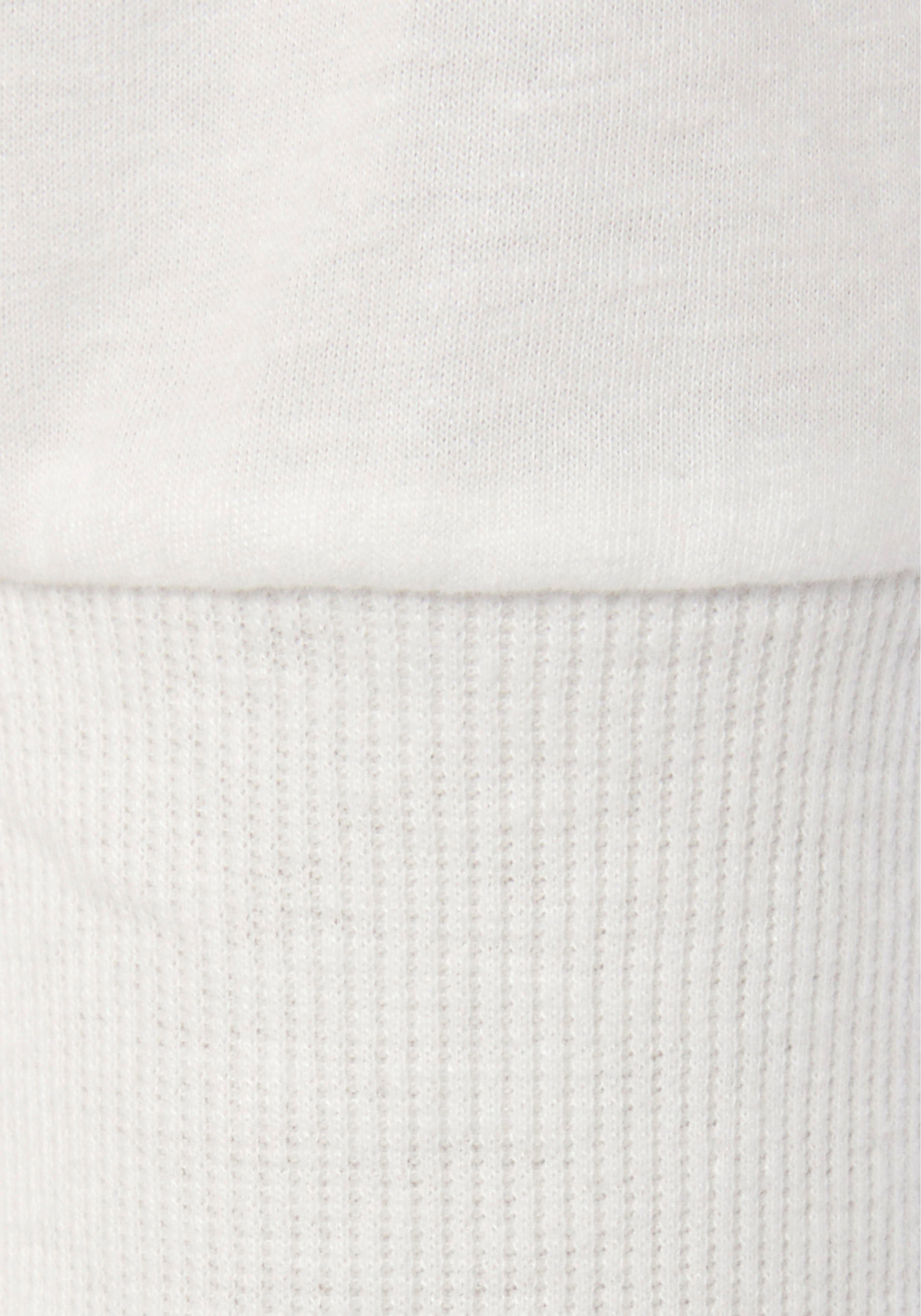 Elbsand Shirt met lange mouwen met logoprint, katoenmix, sportief-casual