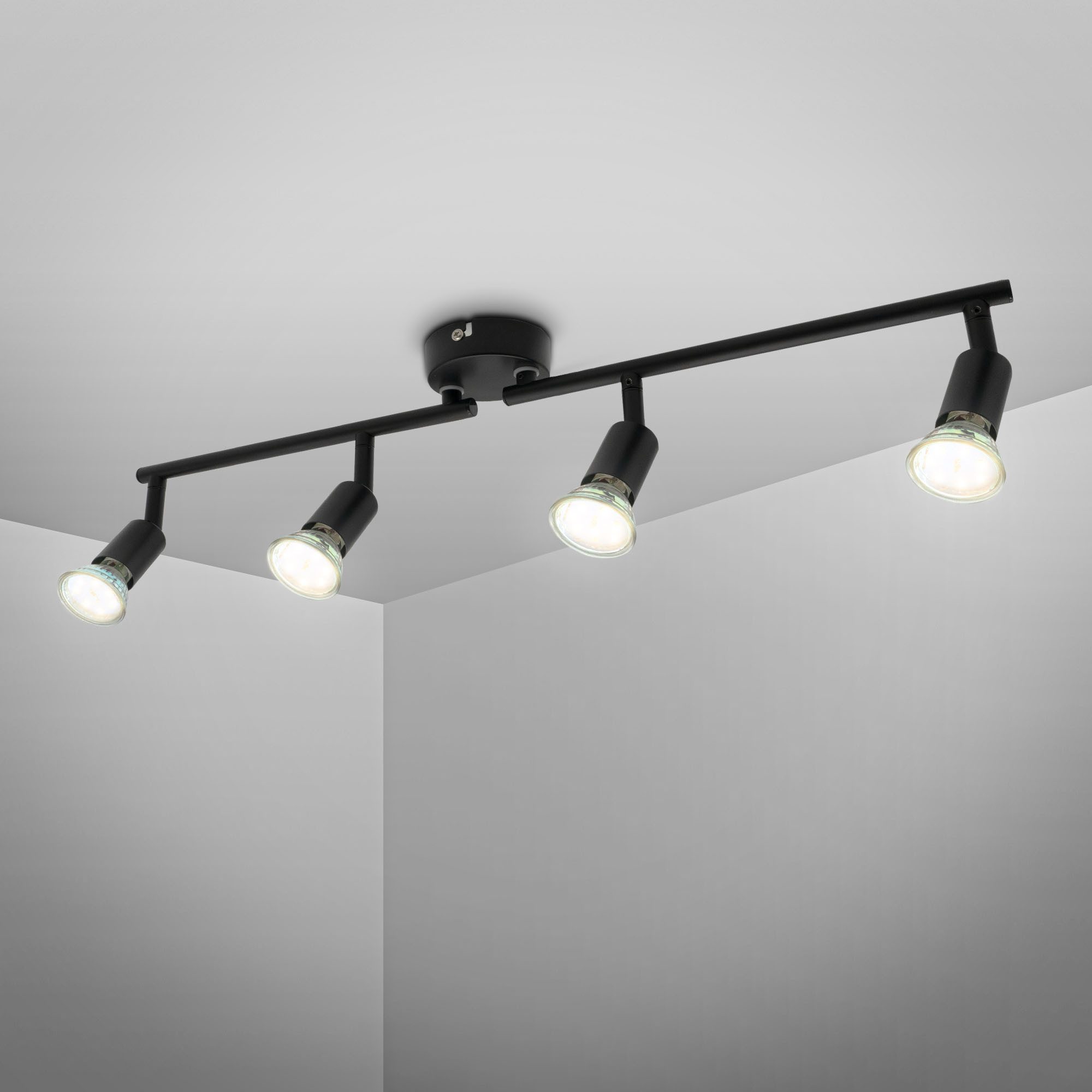 B.K.Licht Ledplafondspots BKL1546 Deckenlampe schwenkbar, Deckenstrahler, GU10 Fassung
