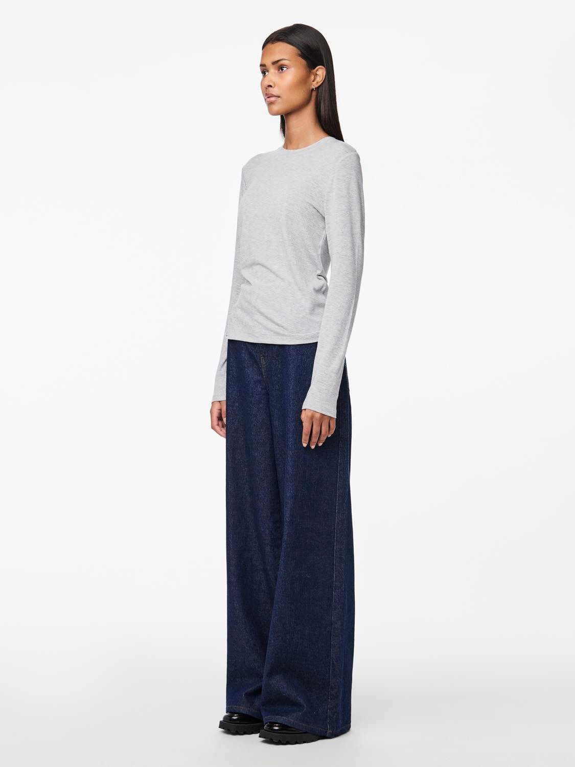 pieces Shirt met lange mouwen PCMARIA LS TOP NOOS BC